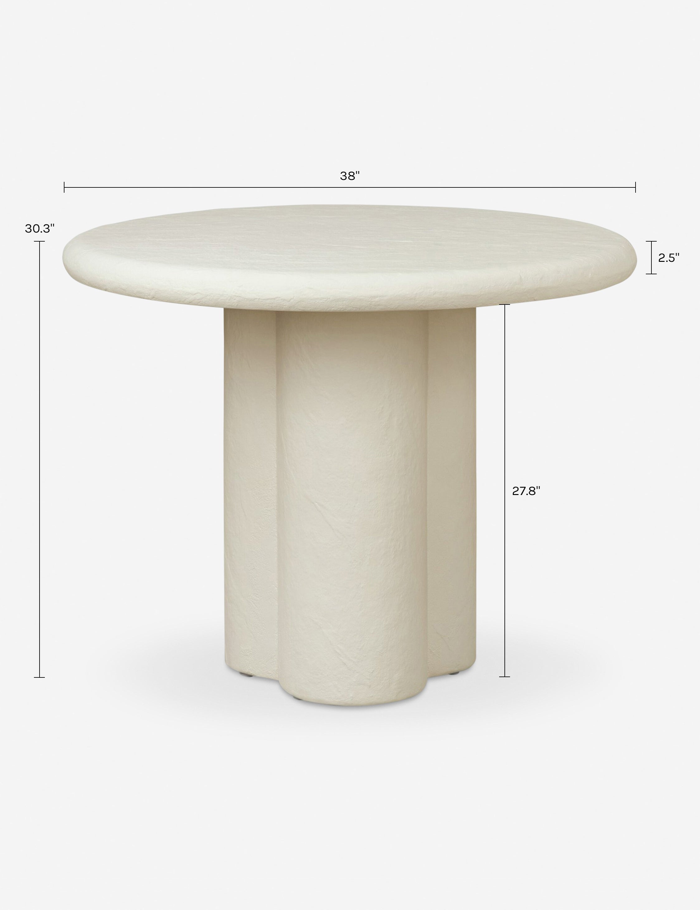 Lulu and Georgia Atif Bistro Table – White - view 7