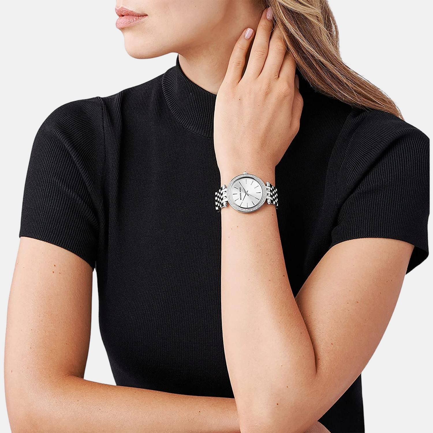 Michael Kors Darci Women Quartz Silver Dial Analog Stainless Steel Watch MK3190 - view 4