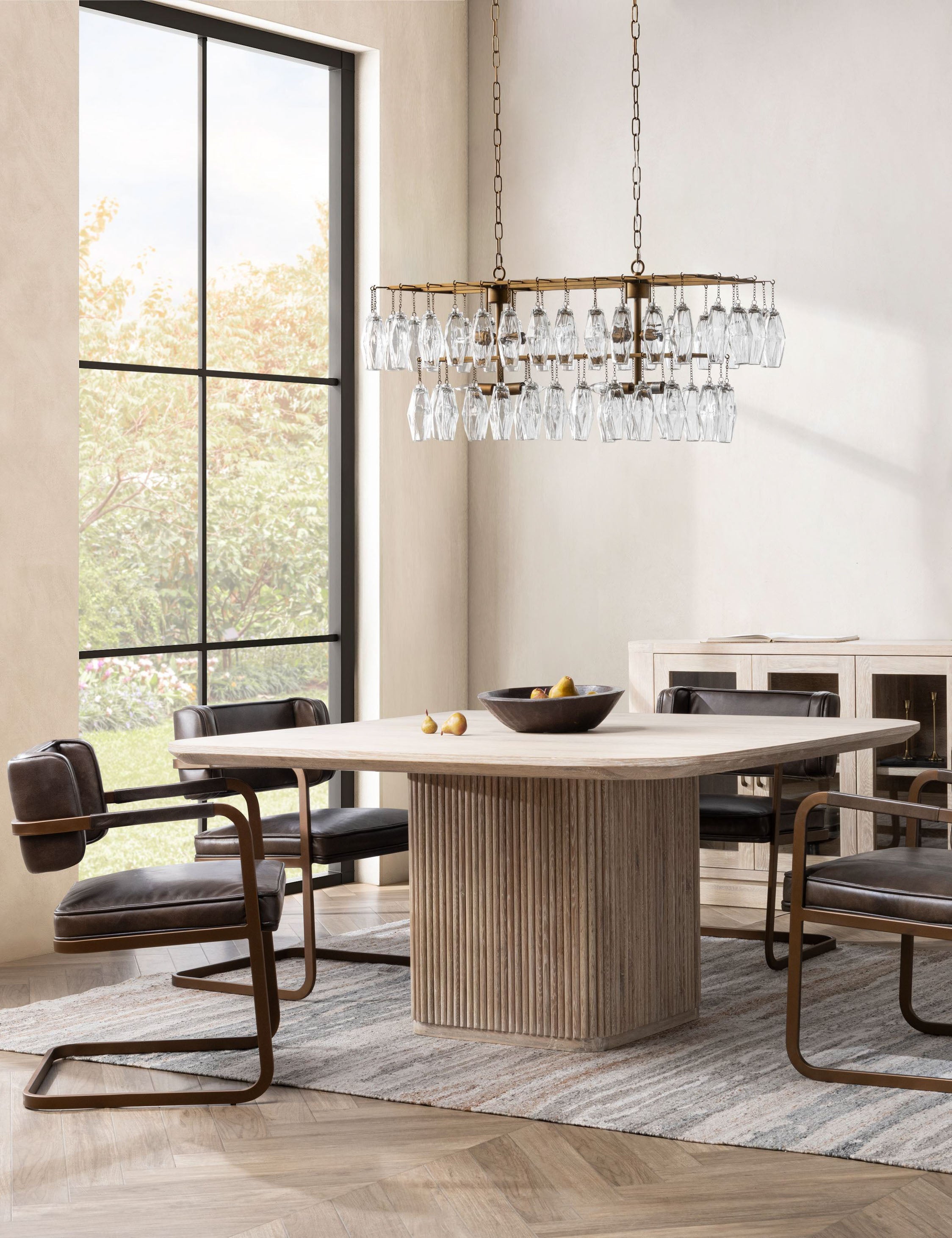 Lulu and Georgia Jeddah Square Dining Table – Natural - view 2