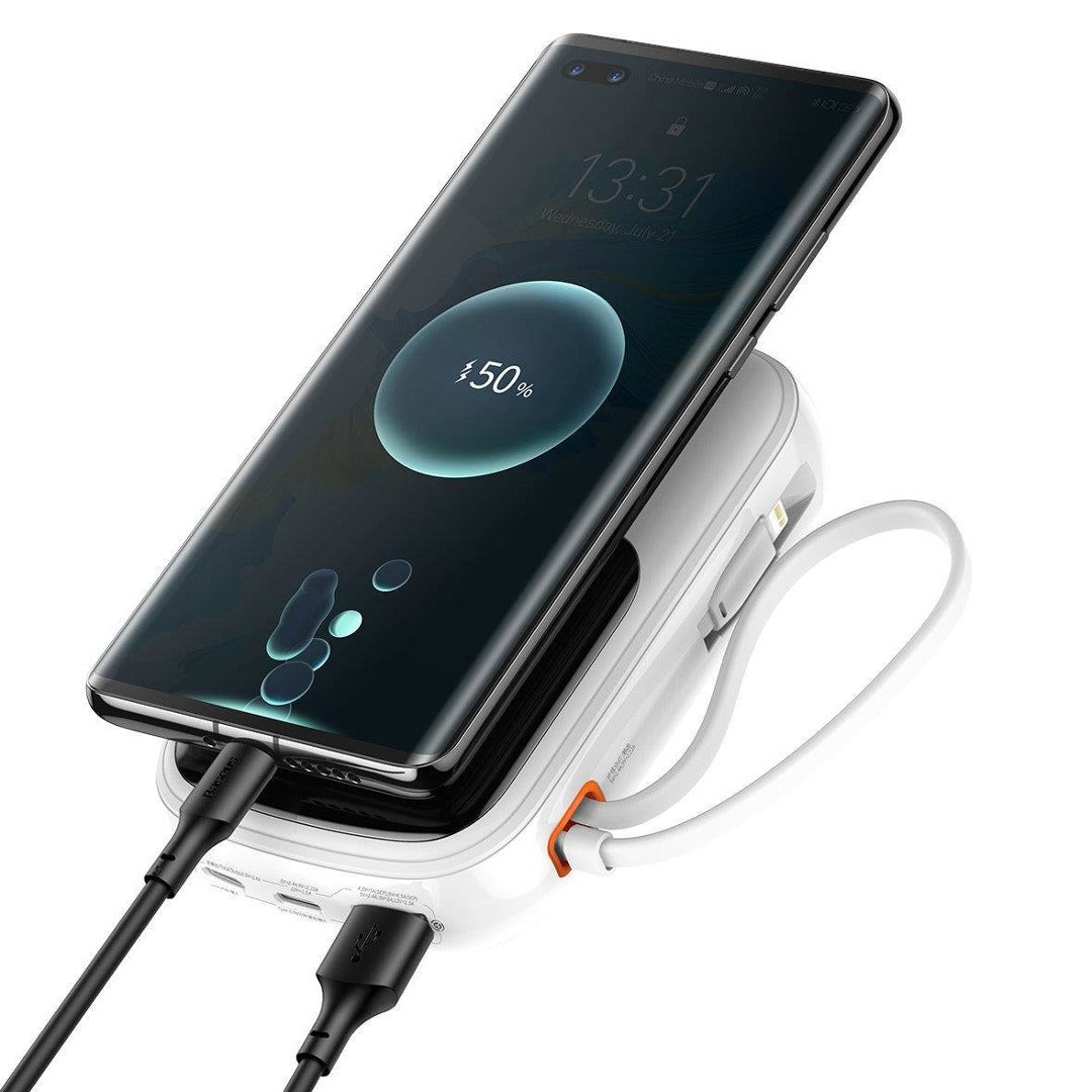 Peeperly Qpow 10000mAh Power Bank with Type-C Cable - view 3