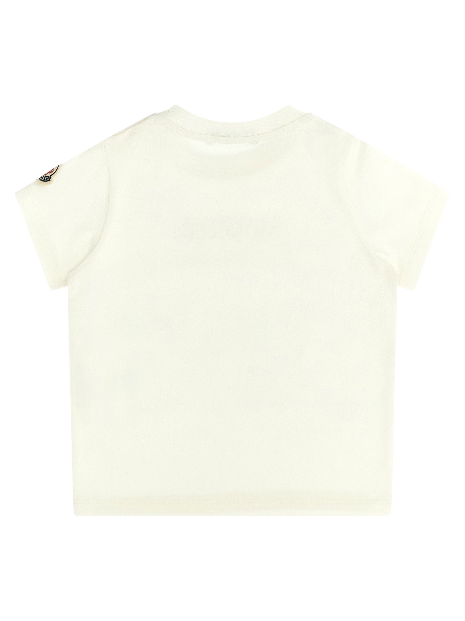 Moncler Enfant Logo Embroidery T-shirt – 92% cotton, 8% elastane - view 2