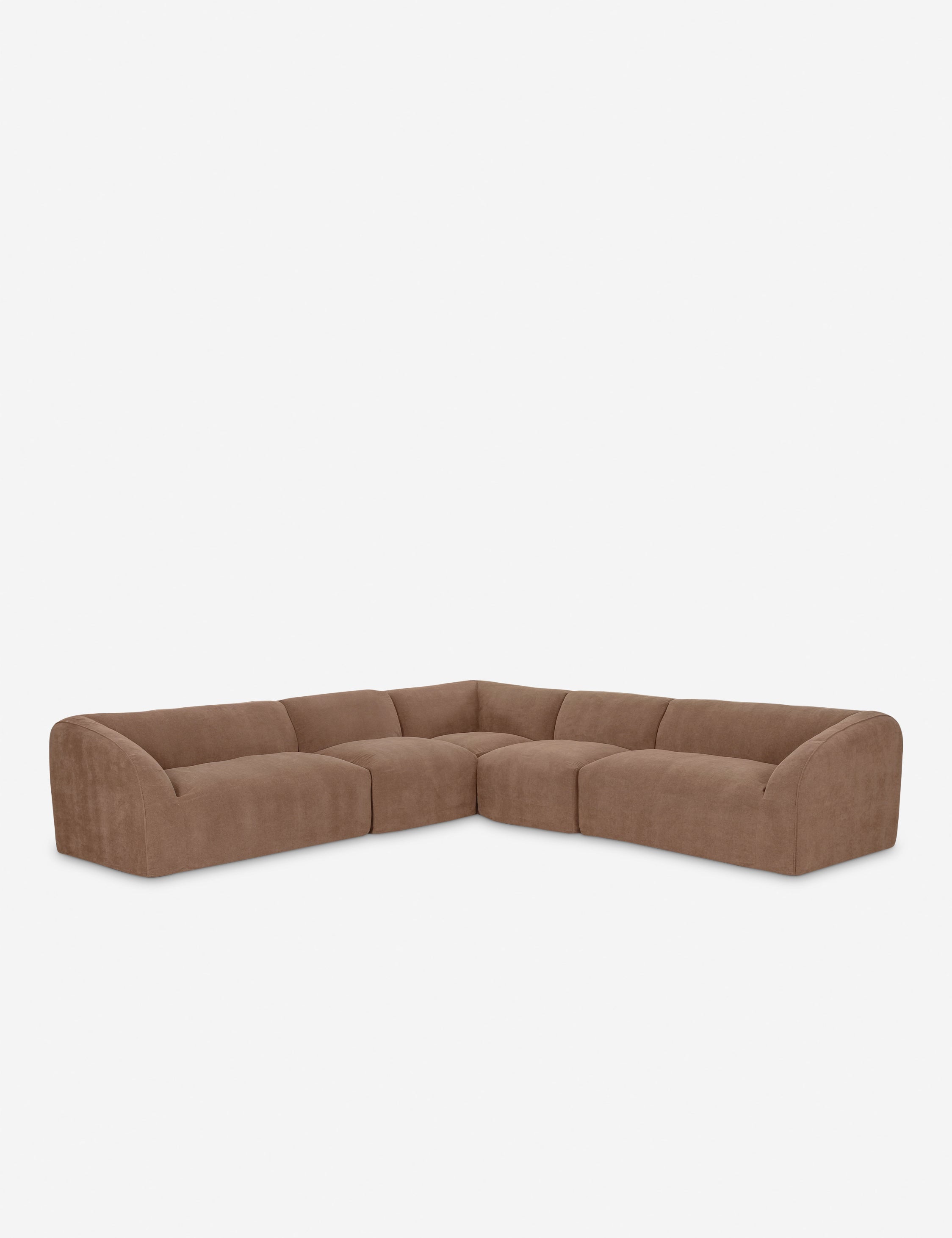 Lulu and Georgia Maddox Modular Corner Sectional Sofa