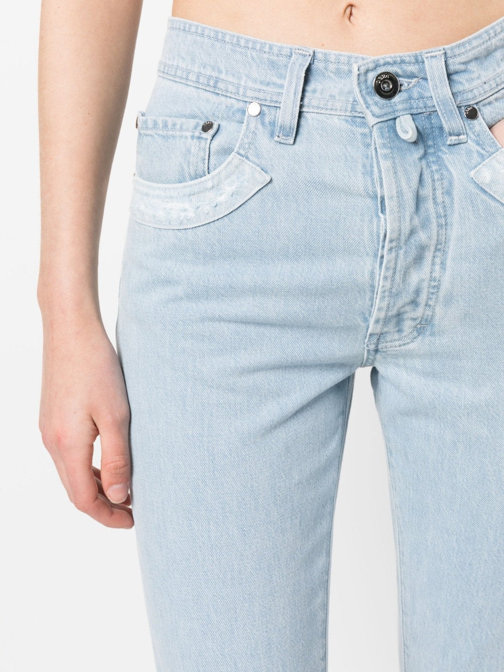 032C Patchwork organic cotton jeans – 100% Organic Cotton - view 2
