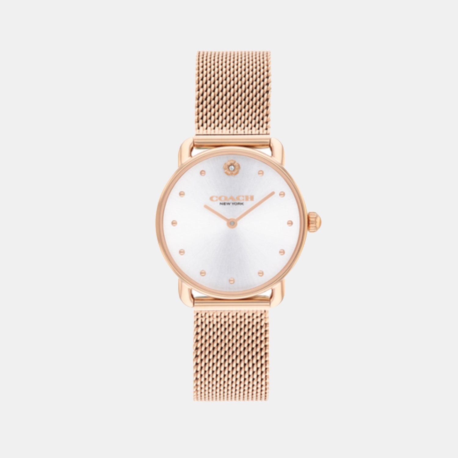 Coach Elliot Women Quartz Silver White Dial Analog Stainless Steel Watch 14504222