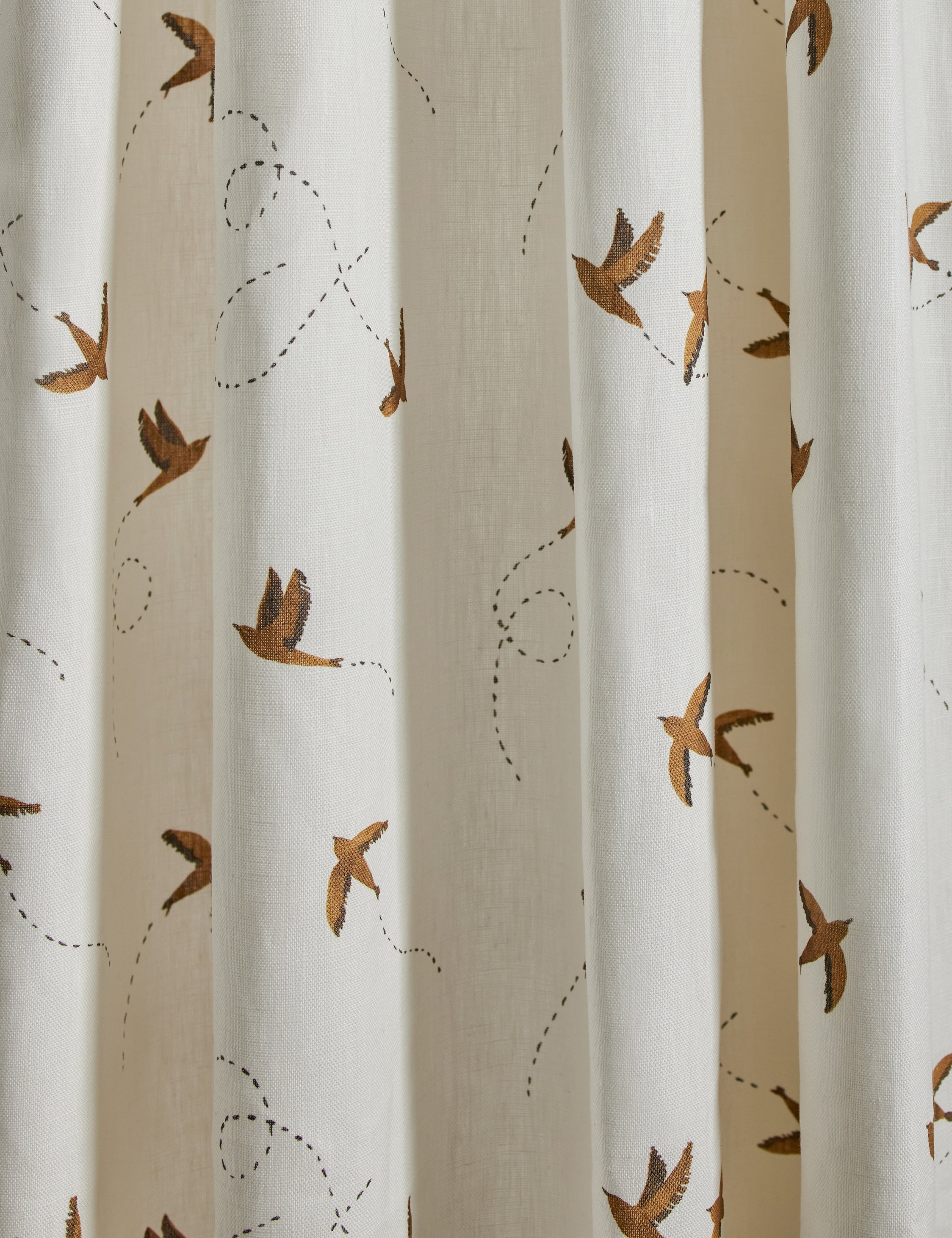Lulu and Georgia Sparrow Linen Curtain Panel by Rylee + Cru - view 3
