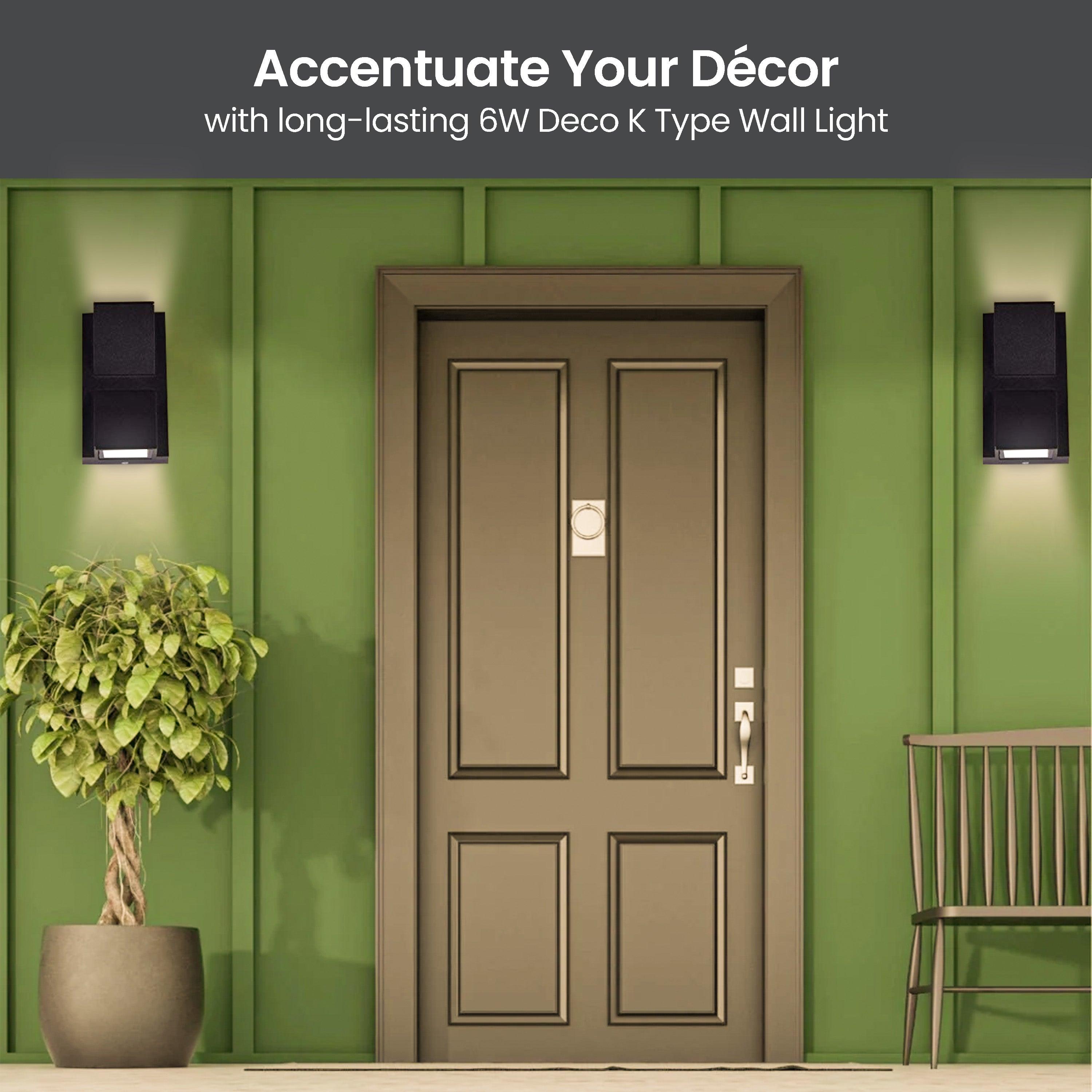 orientelectric K Type 2 Way Deco LED Wall Light - view 4