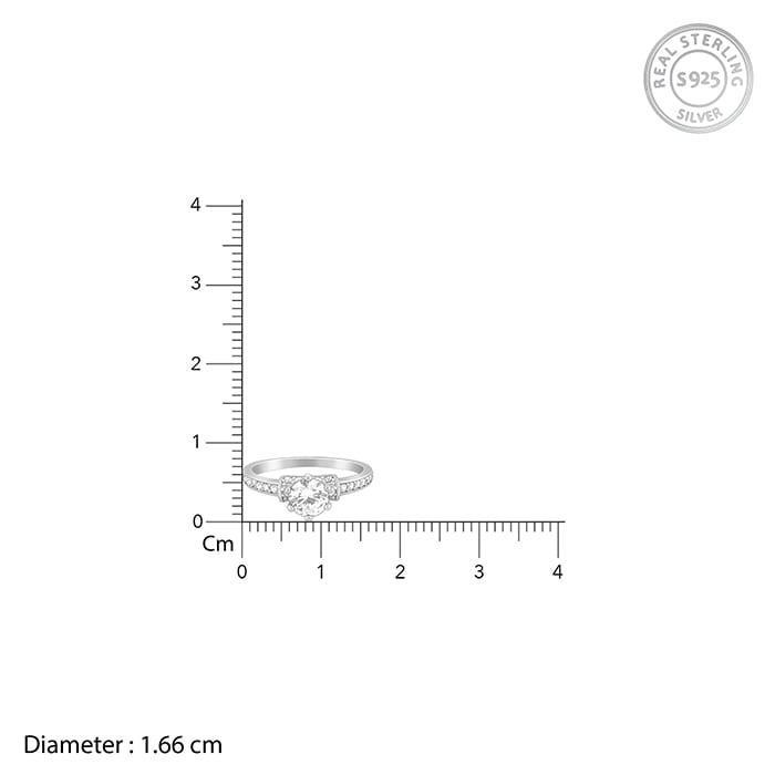 GIVA Jewellery Silver Enfold Ring - view 5