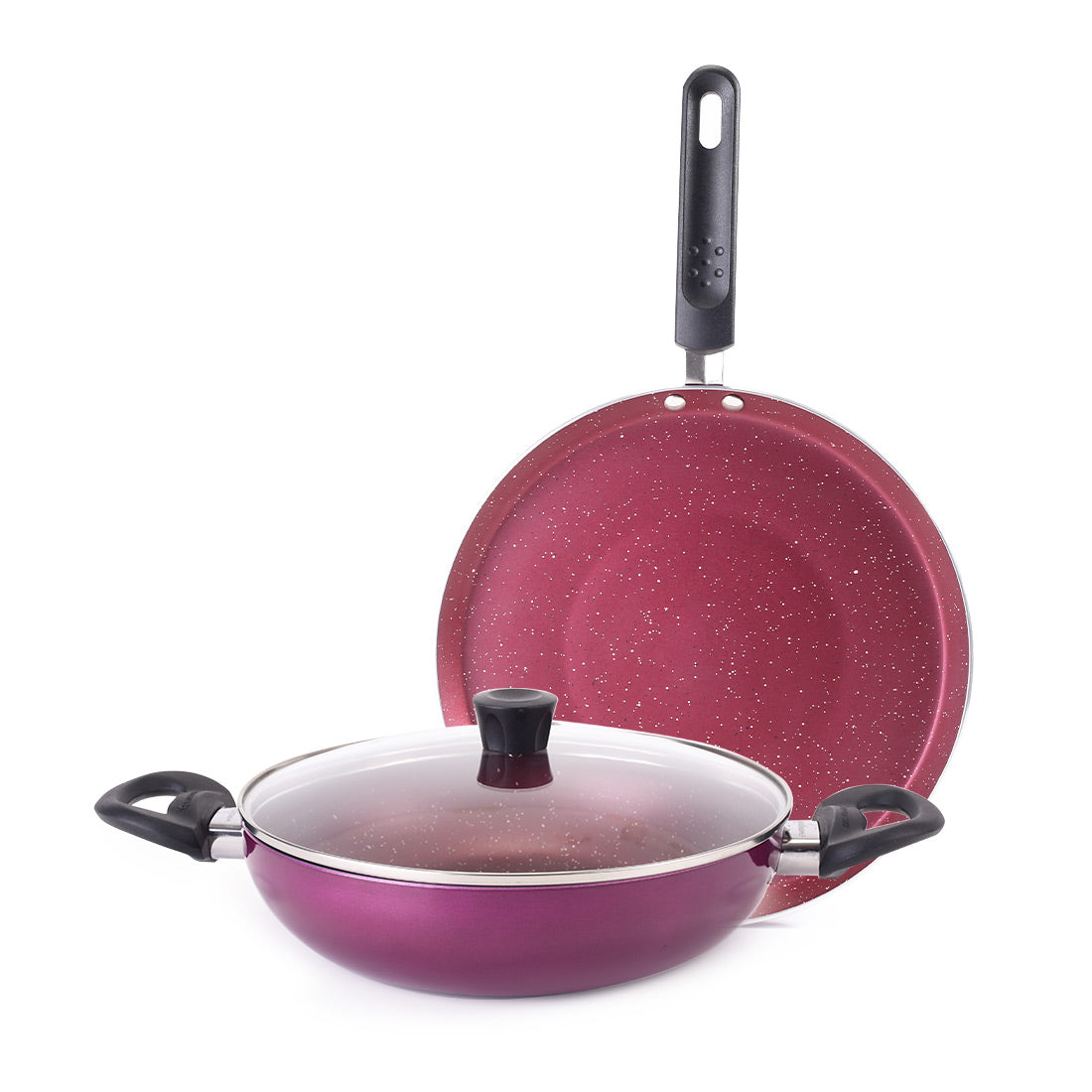 Bandhan Non-stick Cookware 3 Pcs.Set | Dosa Tawa,Kadhai by black tree
