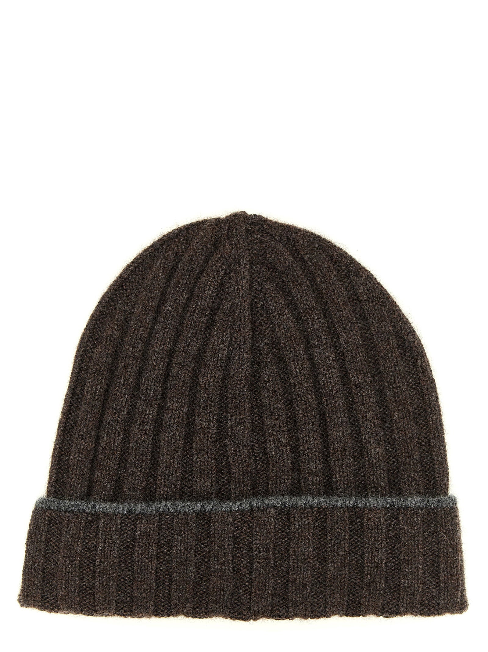 Brunello Cucinelli Cashmere Turn-up Beanie – 100% cashmere - view 2