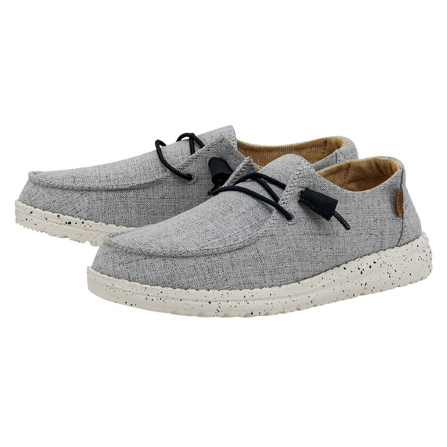 HEYDUDE shoes Wendy Chambray - White Light Blue - view 2
