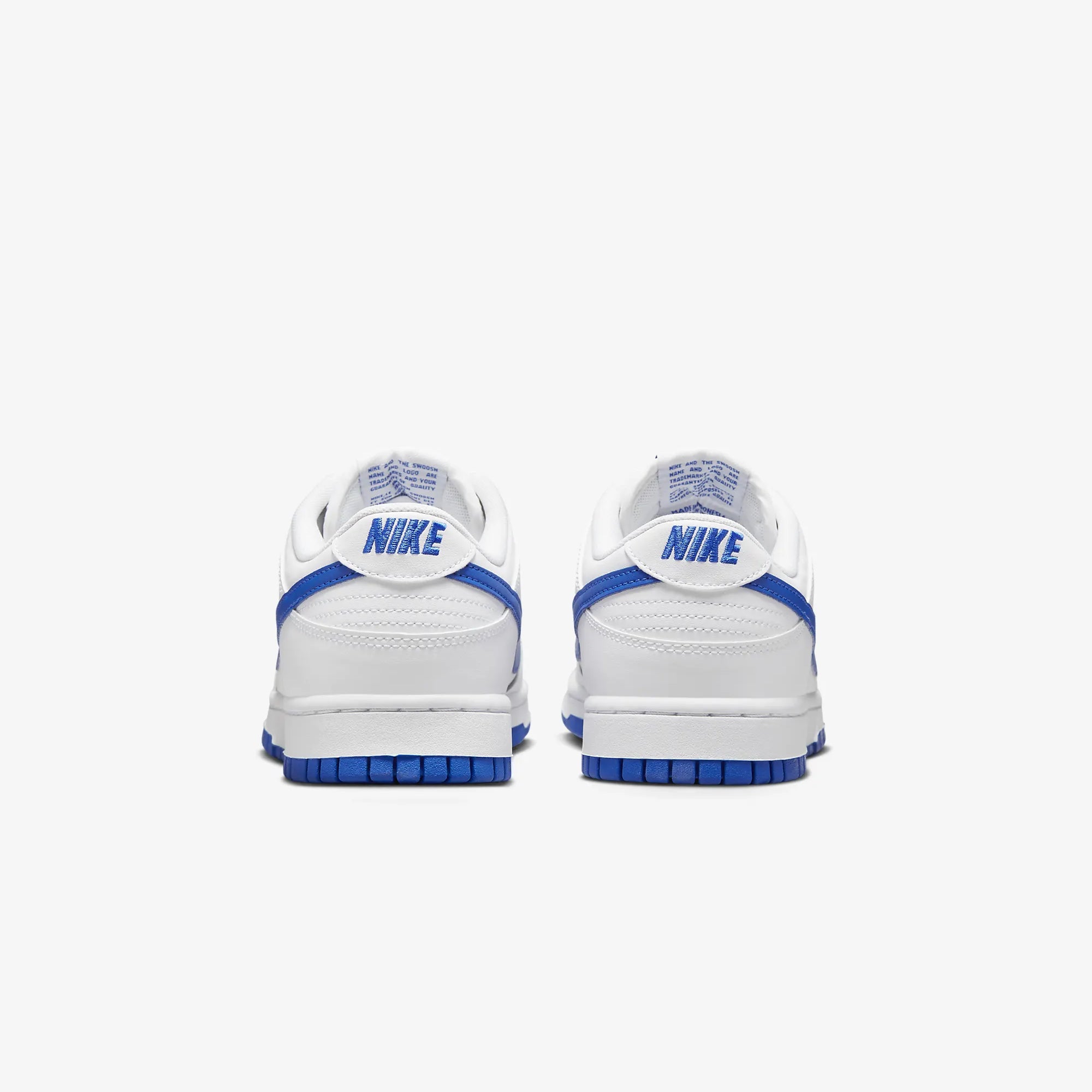 Nike | DUNK LOW RETRO { WHITE/HYPER ROYAL - view 2