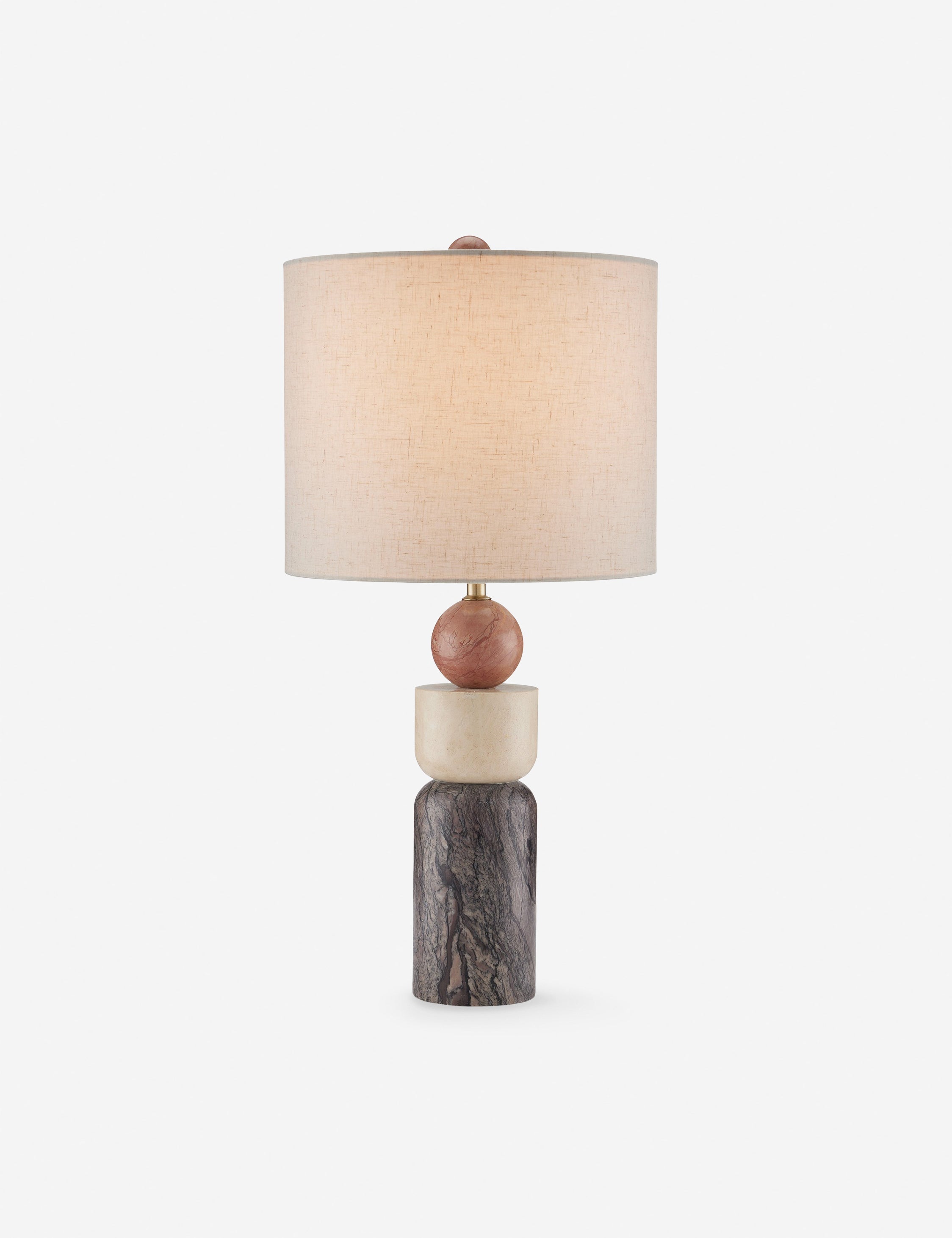 Lulu and Georgia Emberly Table Lamp – Mixed Marble - view 2