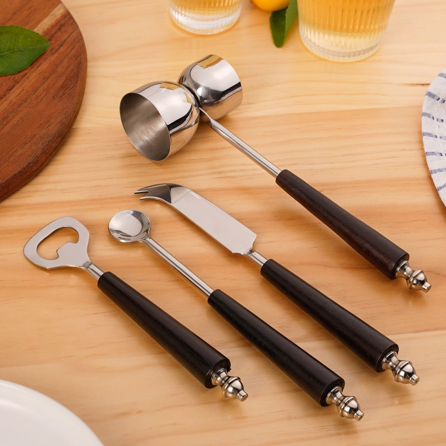Nestasia Cocktail Alchemy Premium Bar Tools Set Of 4