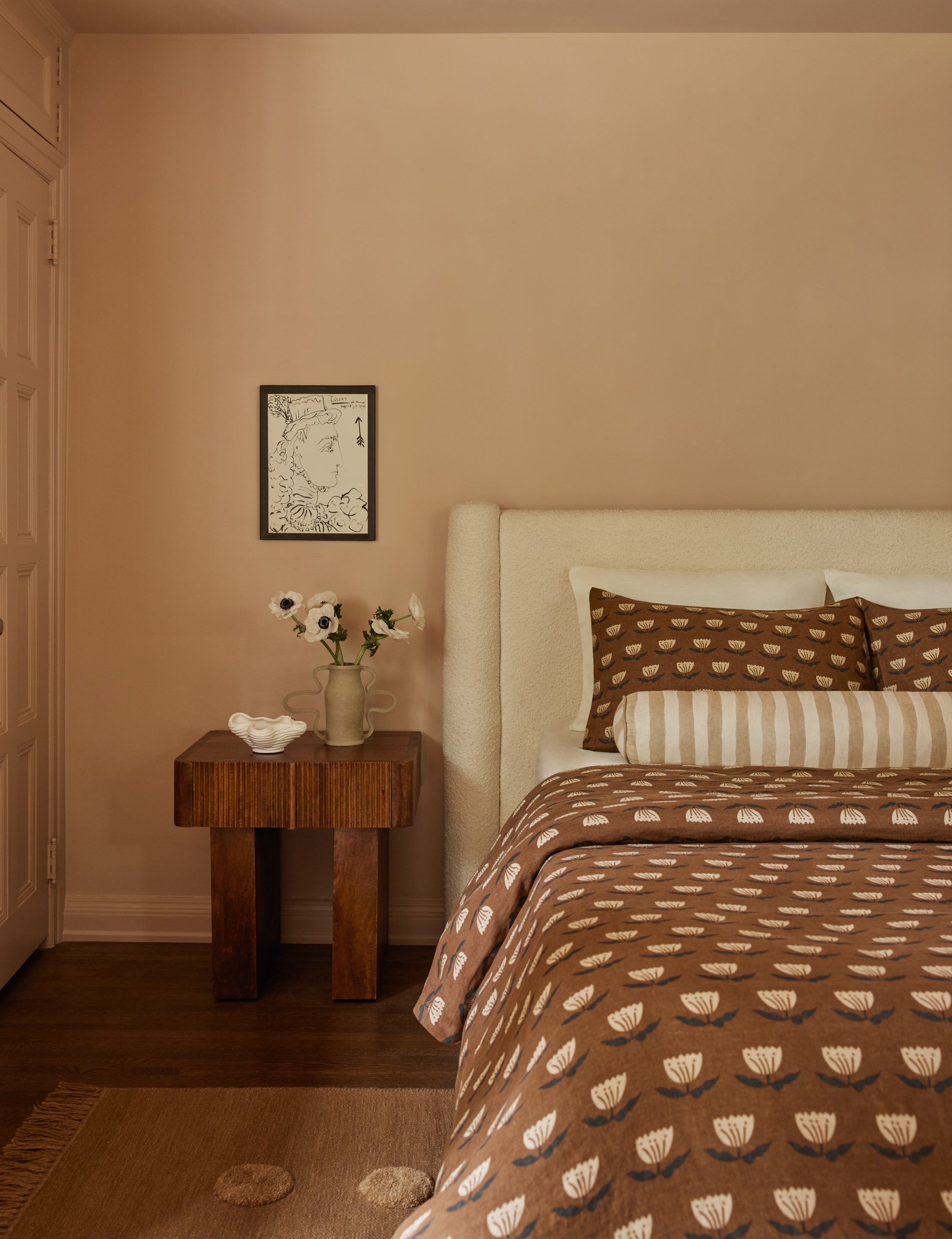 Lulu and Georgia Janna European Flax Linen® Duvet Cover By Sarah Sherman Samuel - view 2