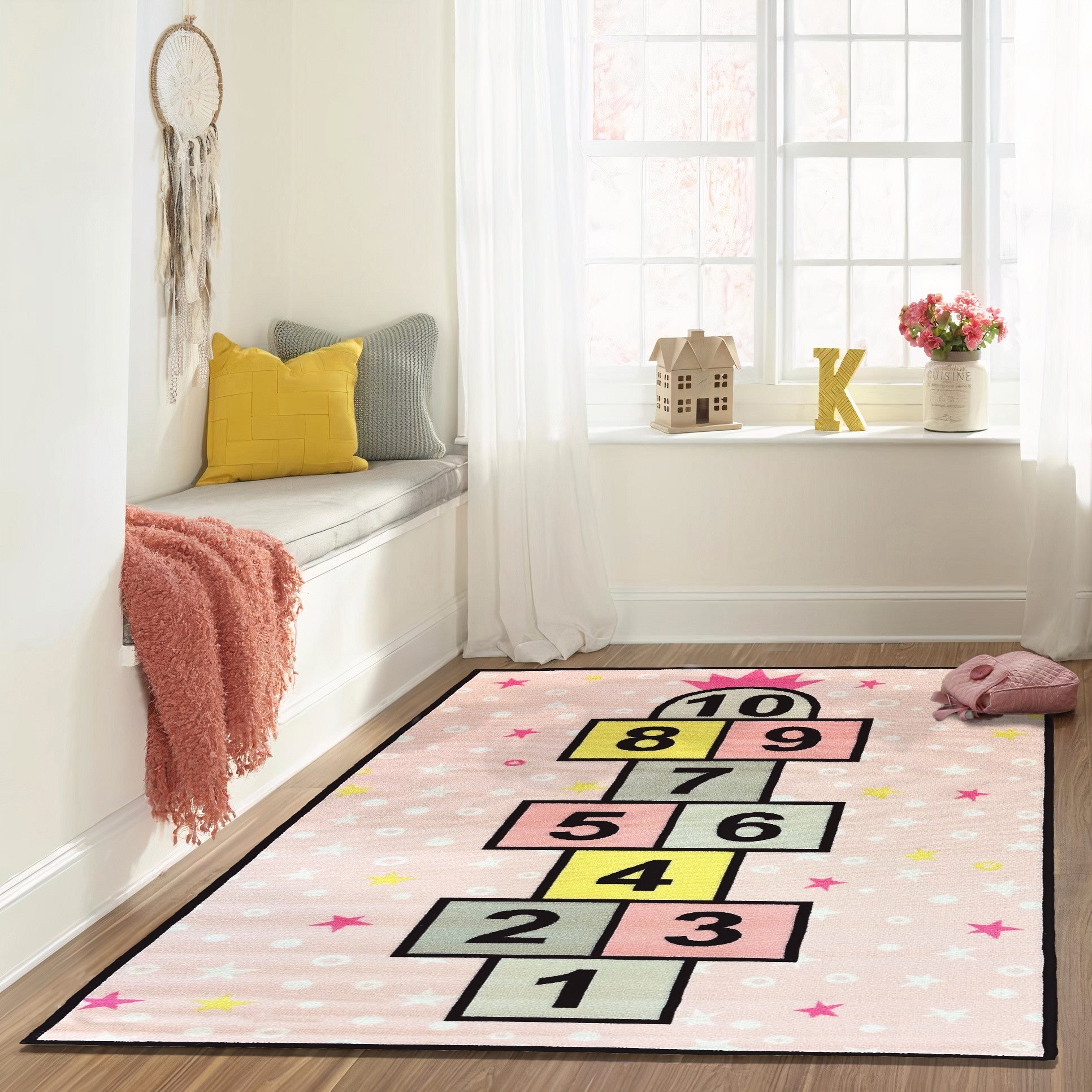 Urban Space Home Furnishing 3D Digital Printed Carpet, Bed Runner with Anti Slip Backing - DR1023 - view 5