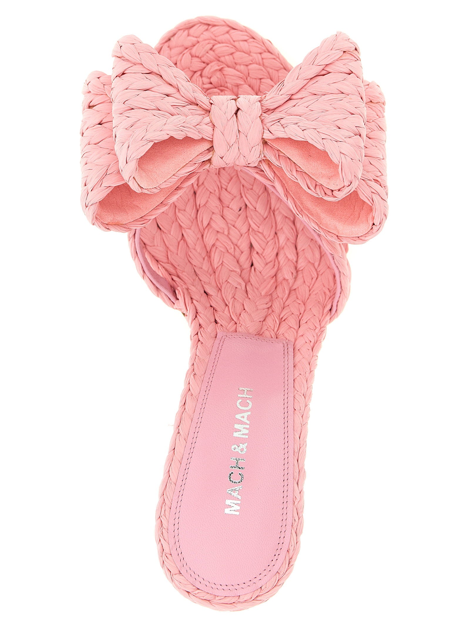 Mach & Mach Le Cadeau Mules – 100% raffia - view 4