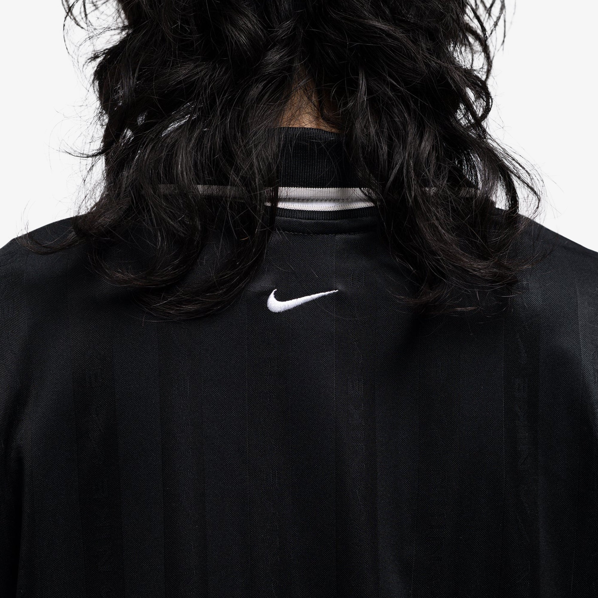 Nike | As W Nsw Cllctn Df Jqrd Ls Jsy { Black/lt Iron Ore/white - view 6