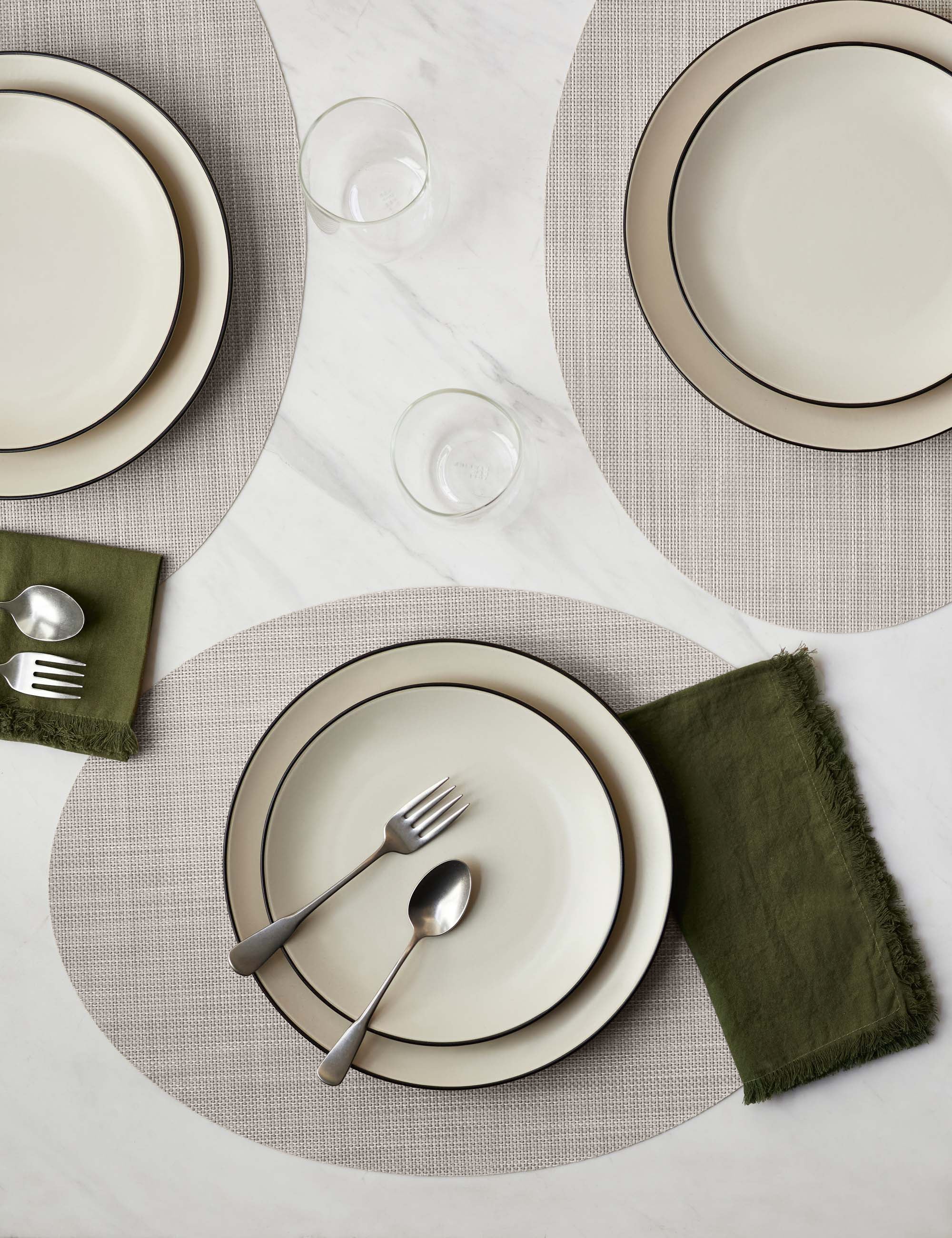Lulu and Georgia Mini Basketweave Oval Placemat (Set of 4) by Chilewich - view 11