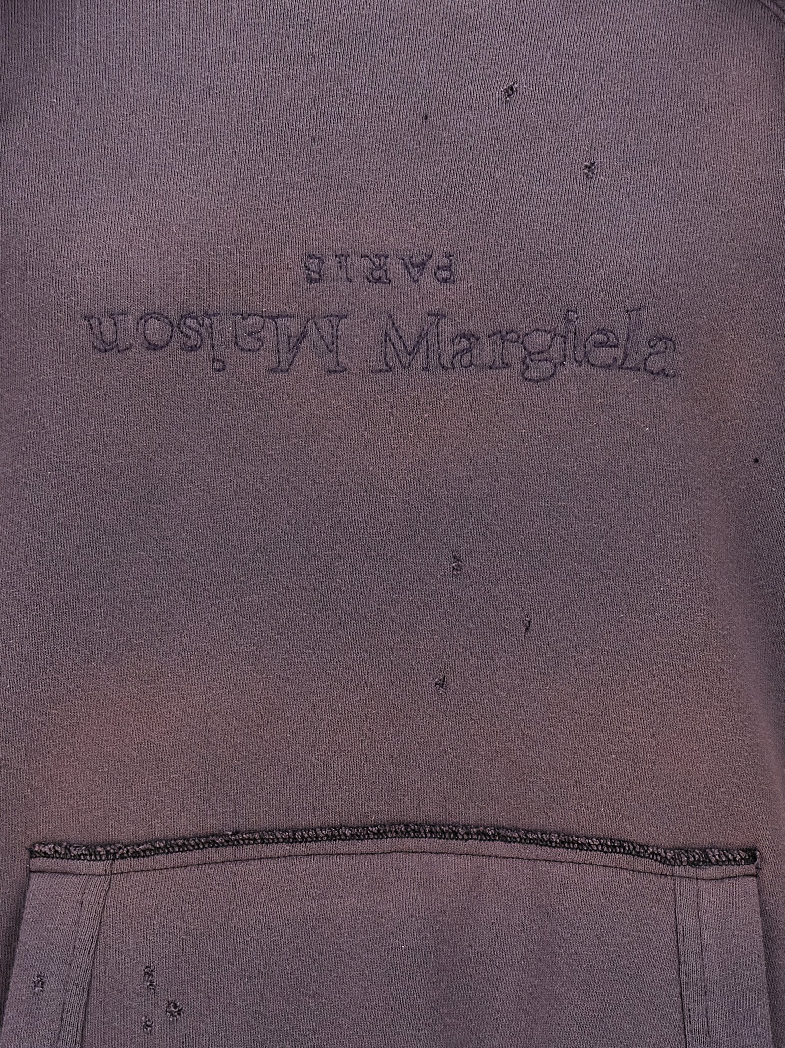 Maison Margiela Logo Reverse Hoodie – 100% cotton - view 4