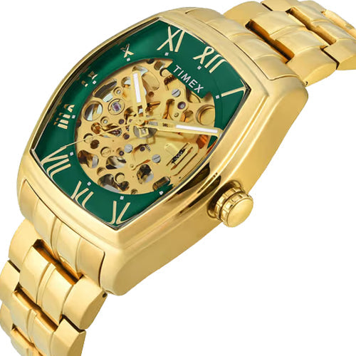 Timex Men Green Rectangle Dial Analog Automatic Watch 38.4mm TWEG25904 - view 2