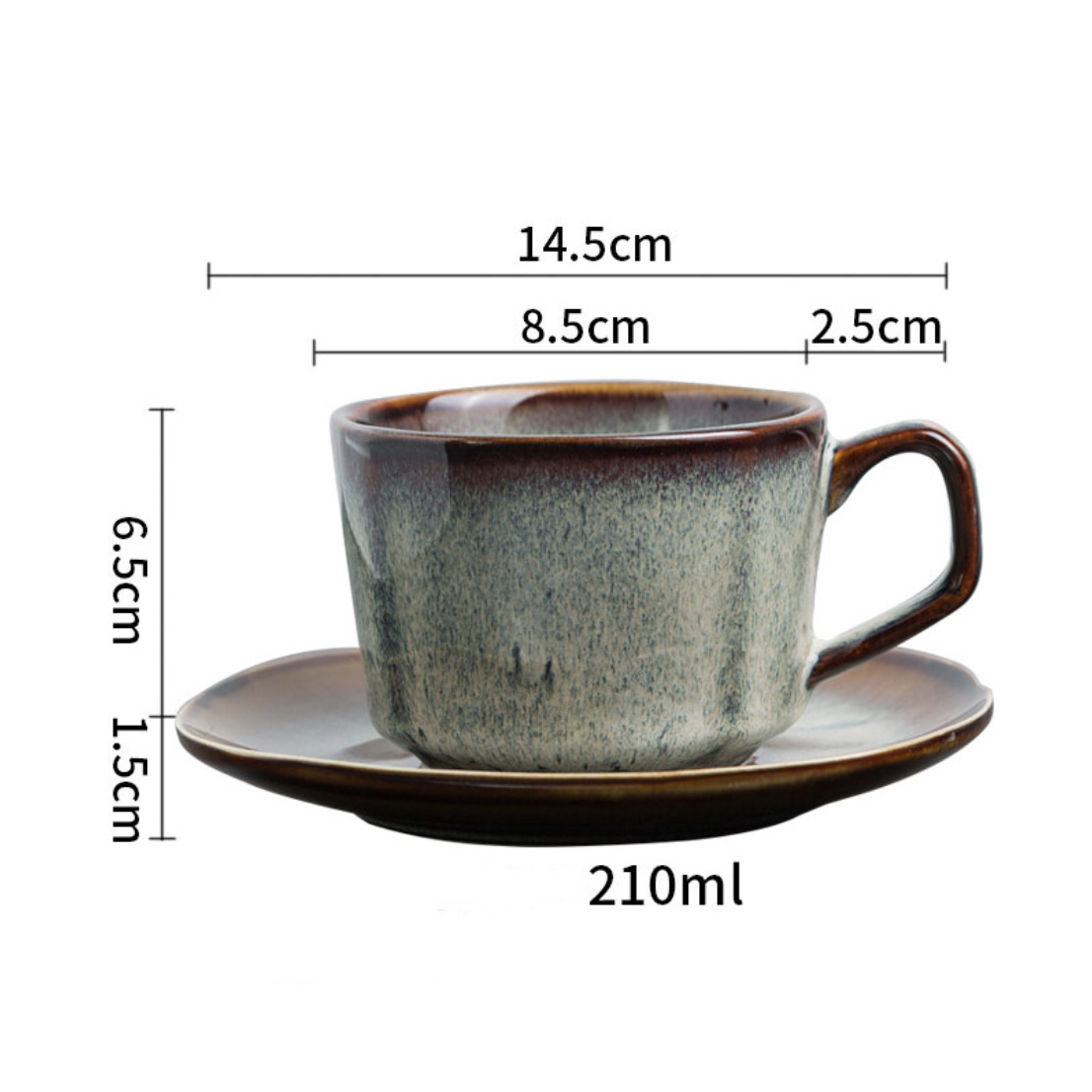 Nestasia Square Cup and Saucer - view 8