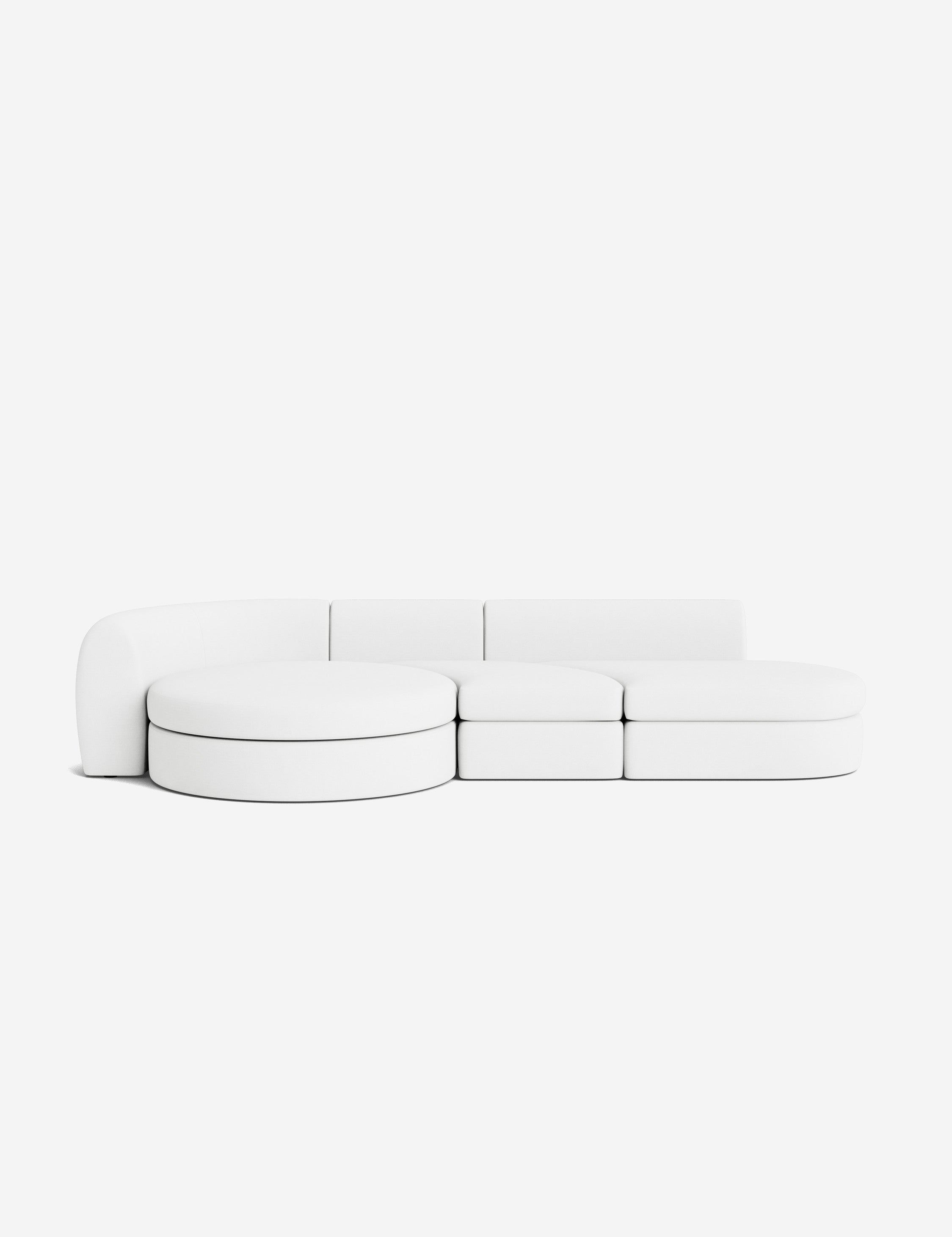Lulu and Georgia Buckley Modular Chaise Sectional Sofa - view 218