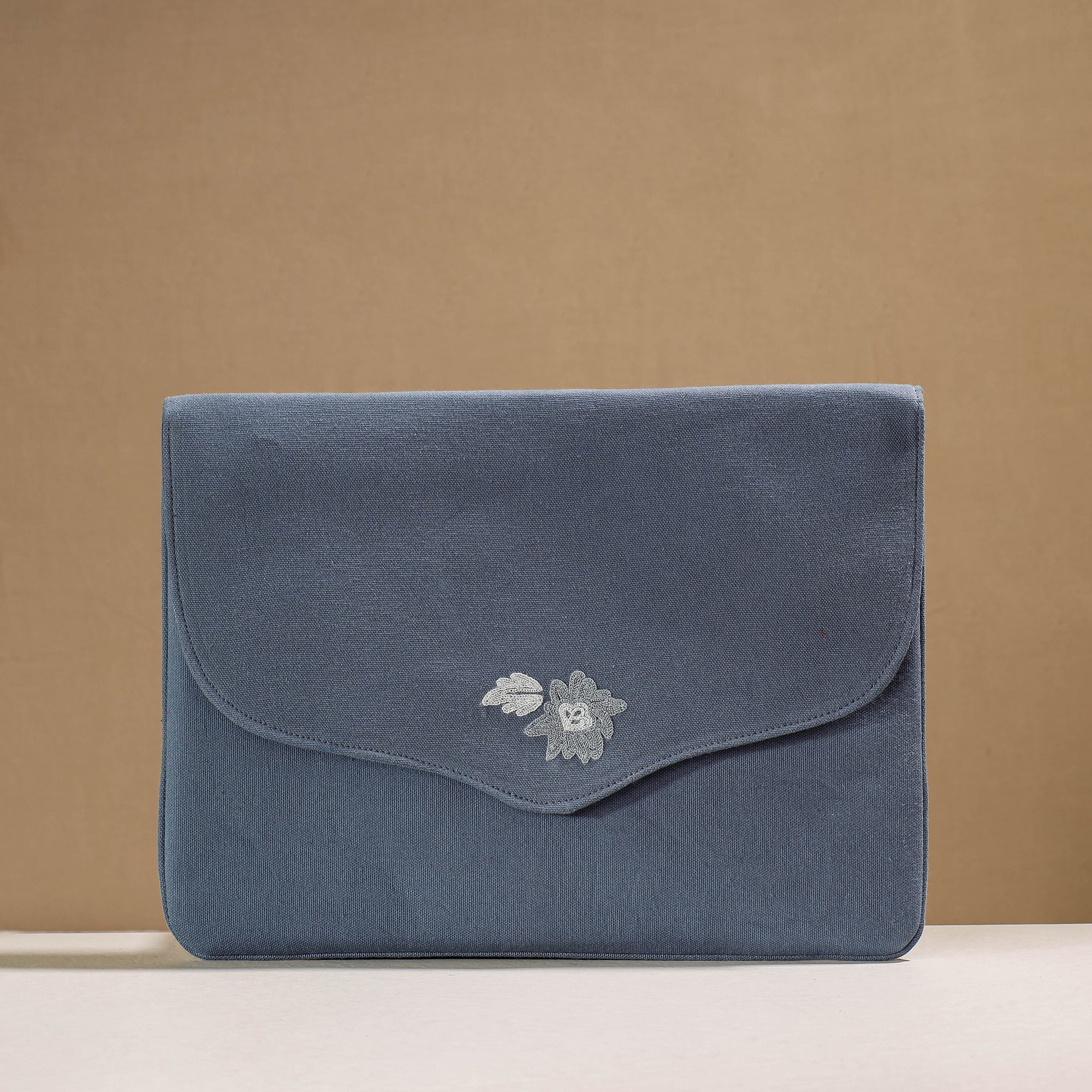 ITOKRI CRAFTS INITIATIVE Aari Hand Embroidery Cotton Duck IPad Sleeve (10 x 13 in) - view 2