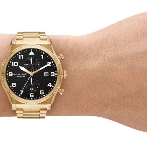 Michael Kors Oversized Panorama Black Dial Men 44mm MK9195 - view 2