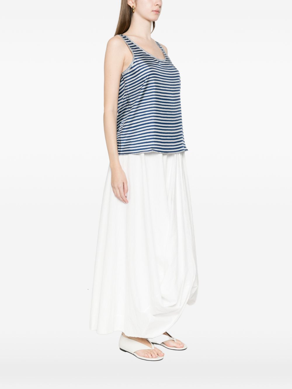 Pierre Louis Mascia Striped silk top – Silk 100% - view 2