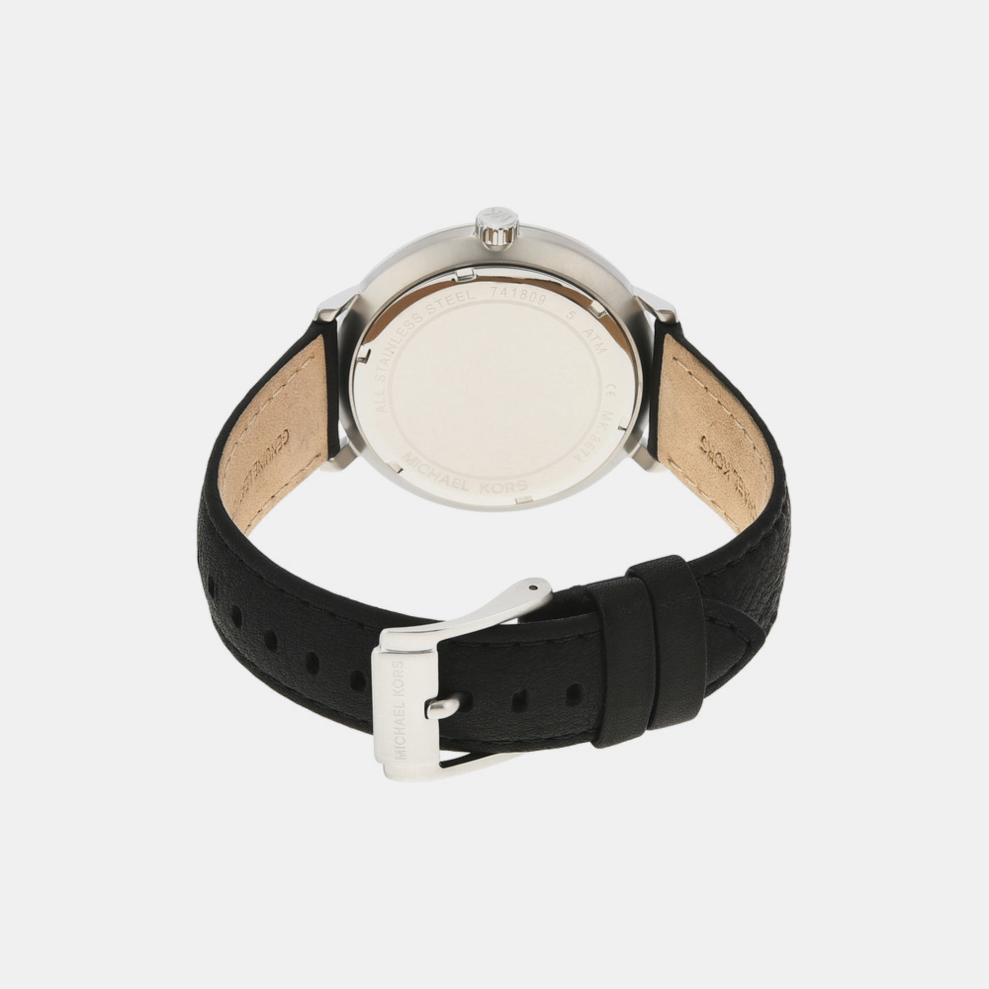 Michael Kors Blake Men Quartz Silver Dial Analog Leather Watch MK8674 - view 3