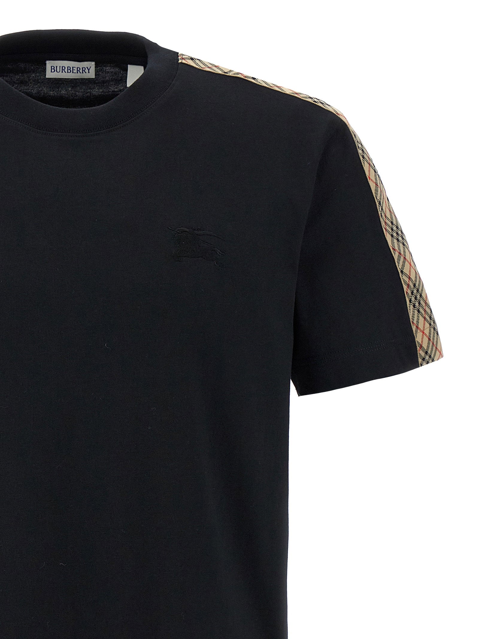 Burberry Check Tape T-shirt – 100% cotton - view 3
