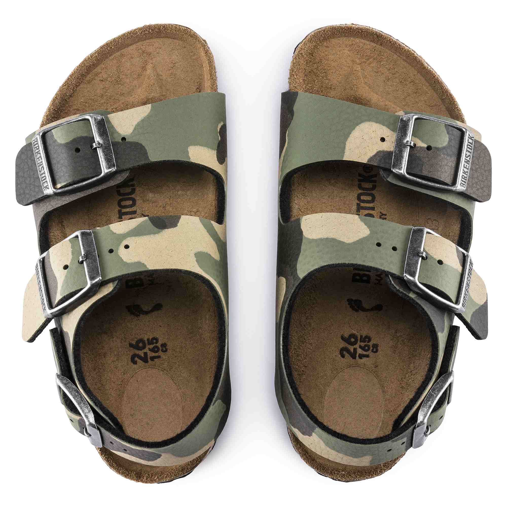 Birkenstock Milano Kids Birko-Flor – Brown Brown/Desert Soil Camo Khaki - view 2
