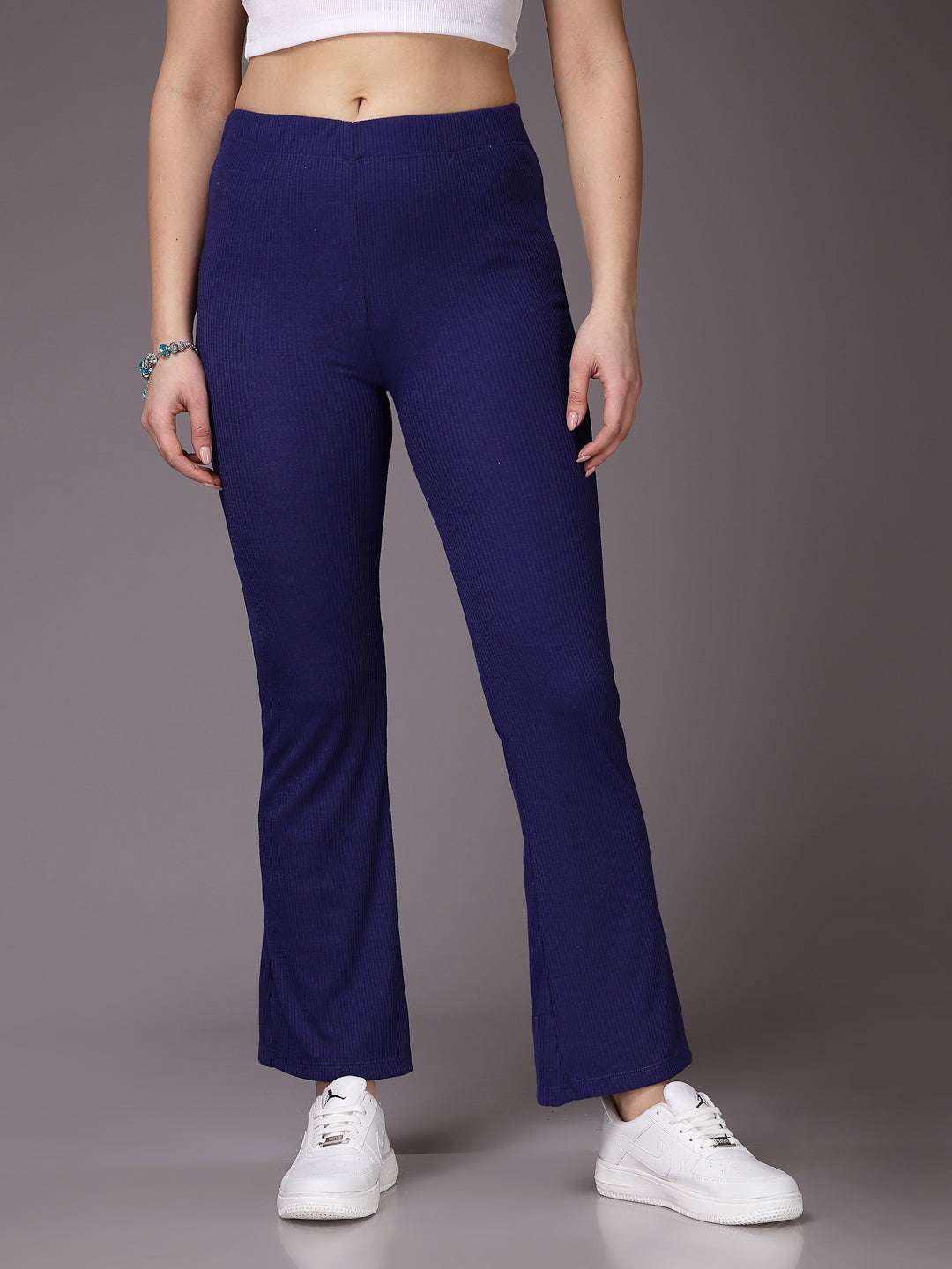 Freehand By The Indian Garage Co Women Solid Trouser - view 3
