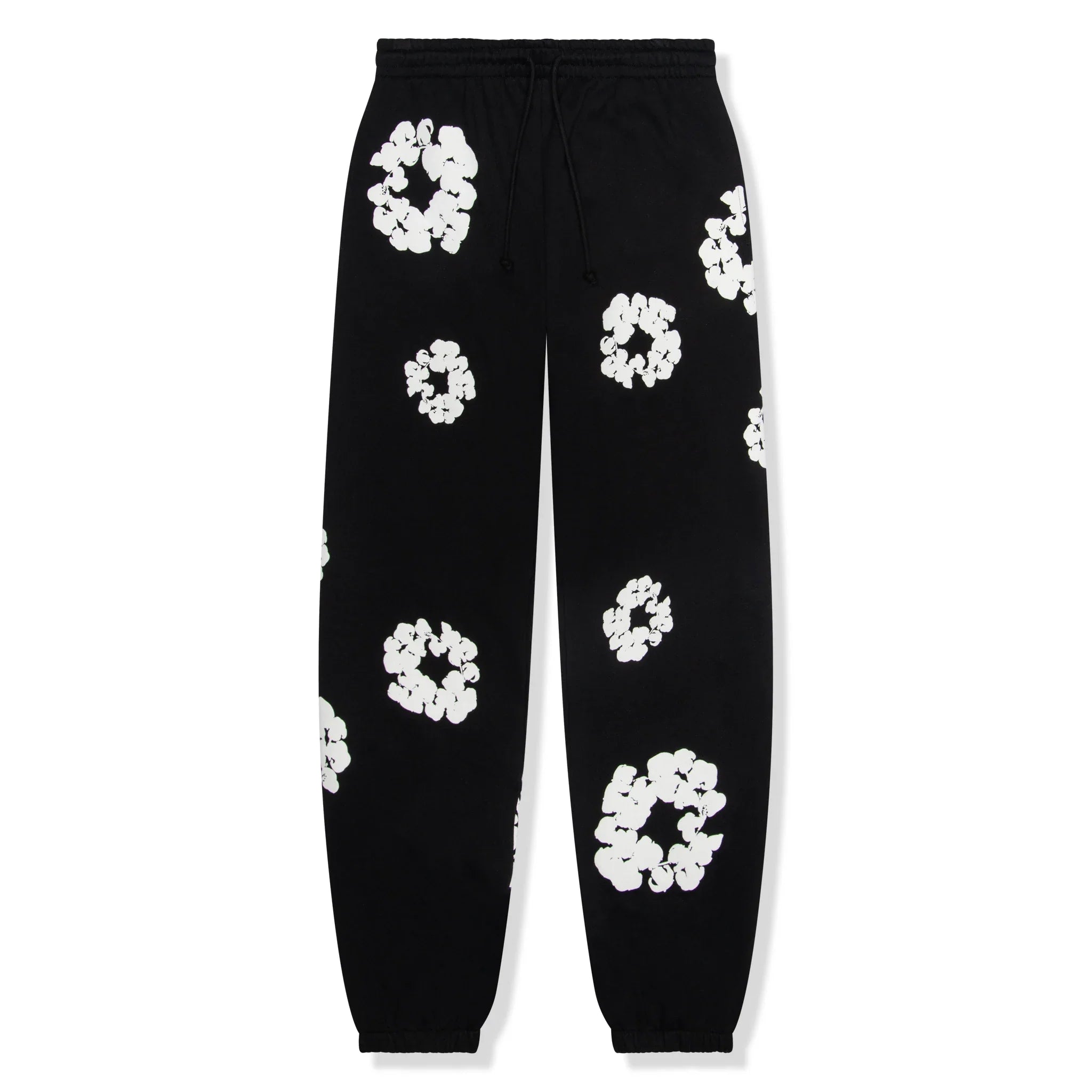 Denim Tears The Cotton Wreath Black Sweatpants