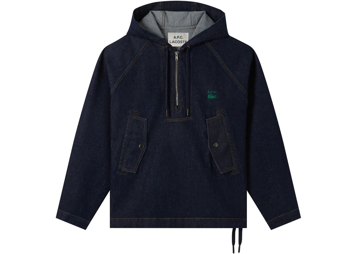 P c x – A.P.C. x Lacoste André Windbreaker Indigo