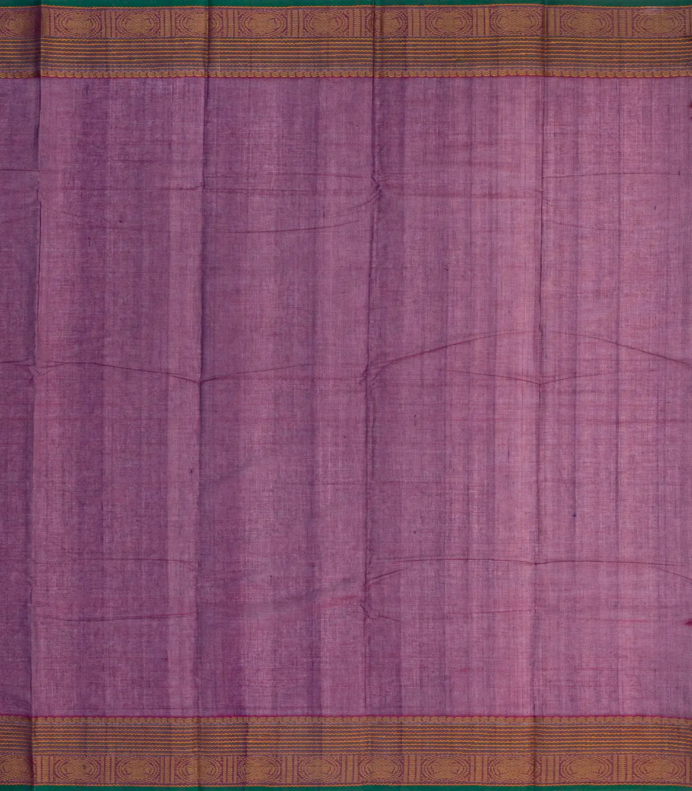 RmKV Purple Handloom Kanchi Cotton Saree With Annam Buttas - view 4