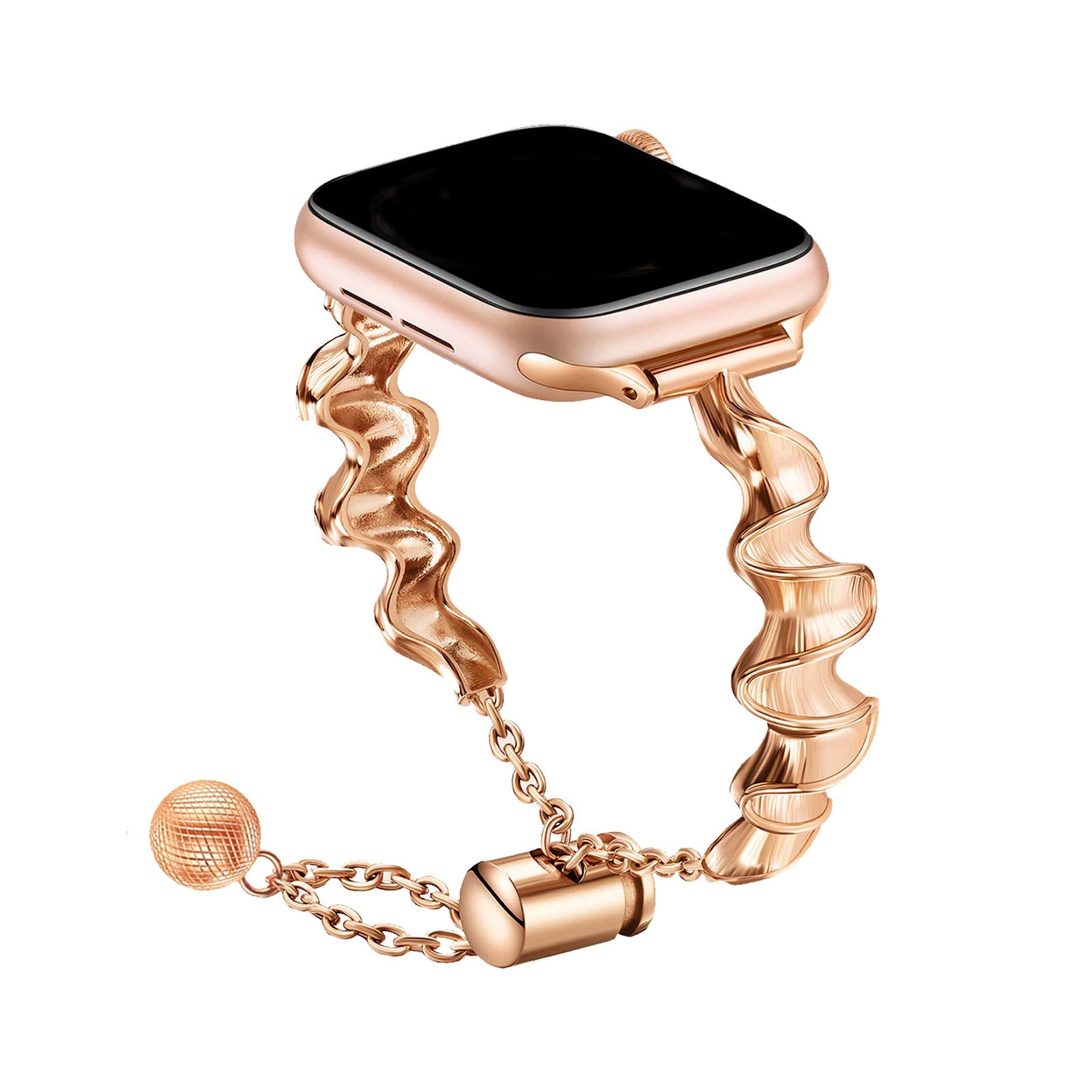 Peeperly Luxe Wavy Adjustable Bracelet for Apple Watch