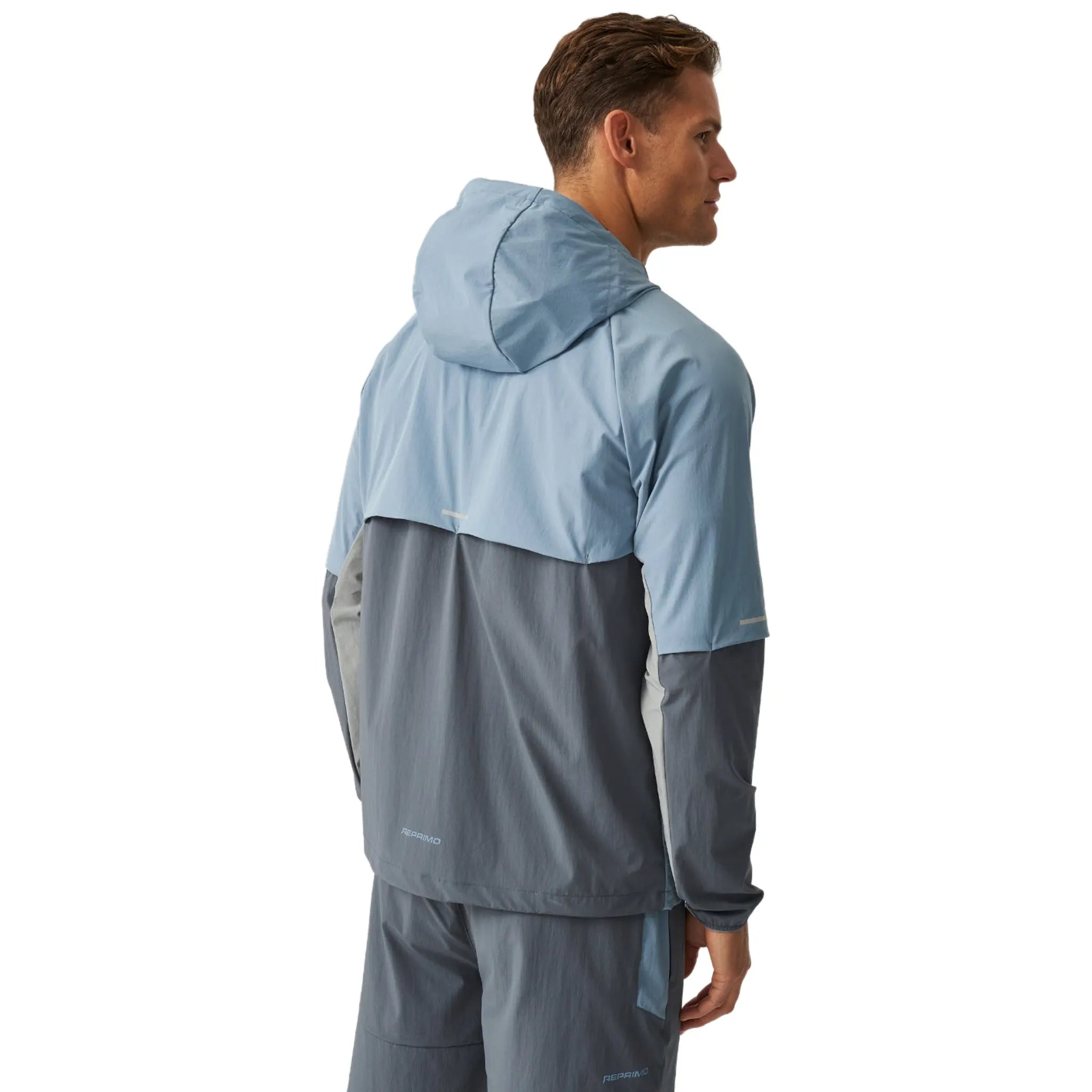 Reprimo Vortex Turbulence Dusky Blue Windbreaker - view 2