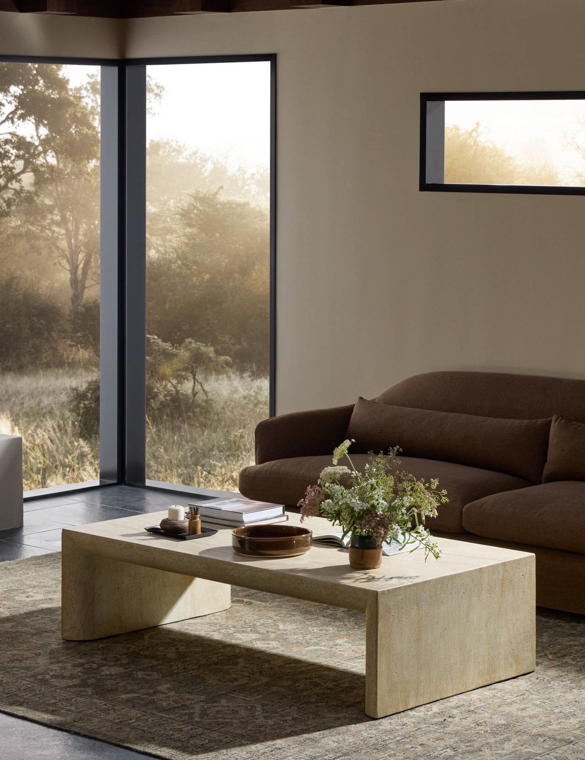 Lulu and Georgia Sonder Coffee Table – Travertine - view 2