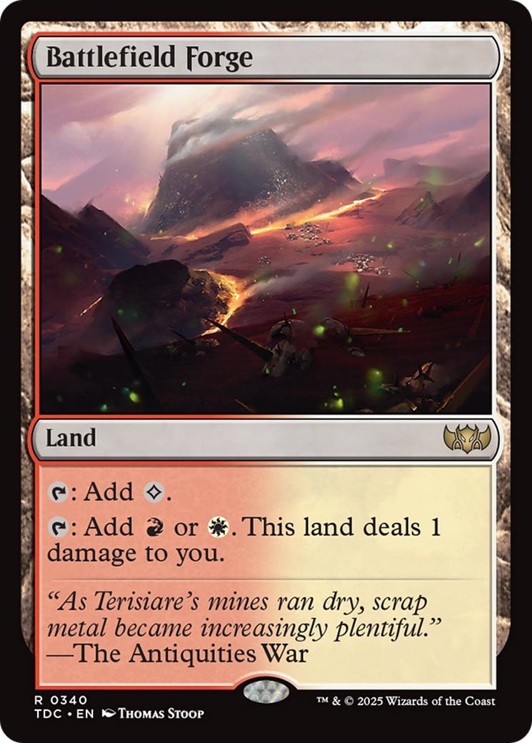 Battlefield forge 340 – Magic Battlefield Forge [340] [Tarkir: Dragonstorm: Commander] [Non-Foil]