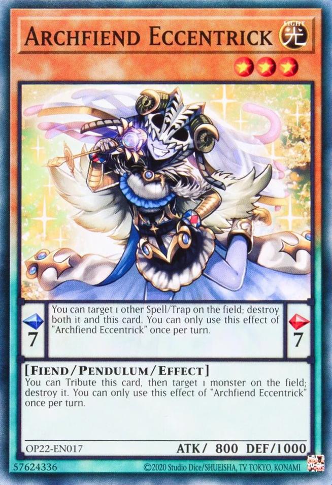 Yu-Gi-Oh! Archfiend Eccentrick - OP22-EN017 - Common - Unlimited