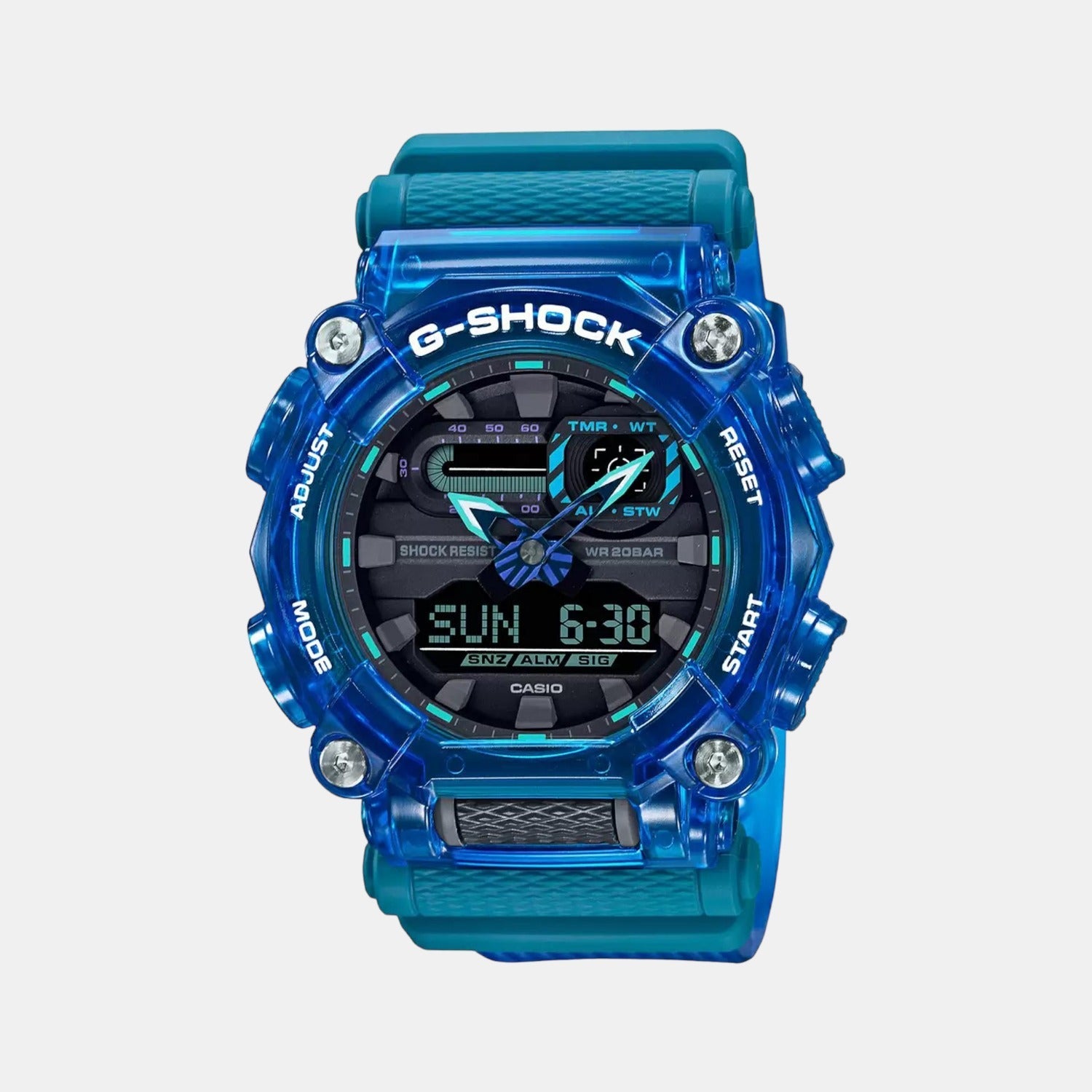Casio G-Shock Men Quartz Black Dial Analog-Digital Resin Watch G1219