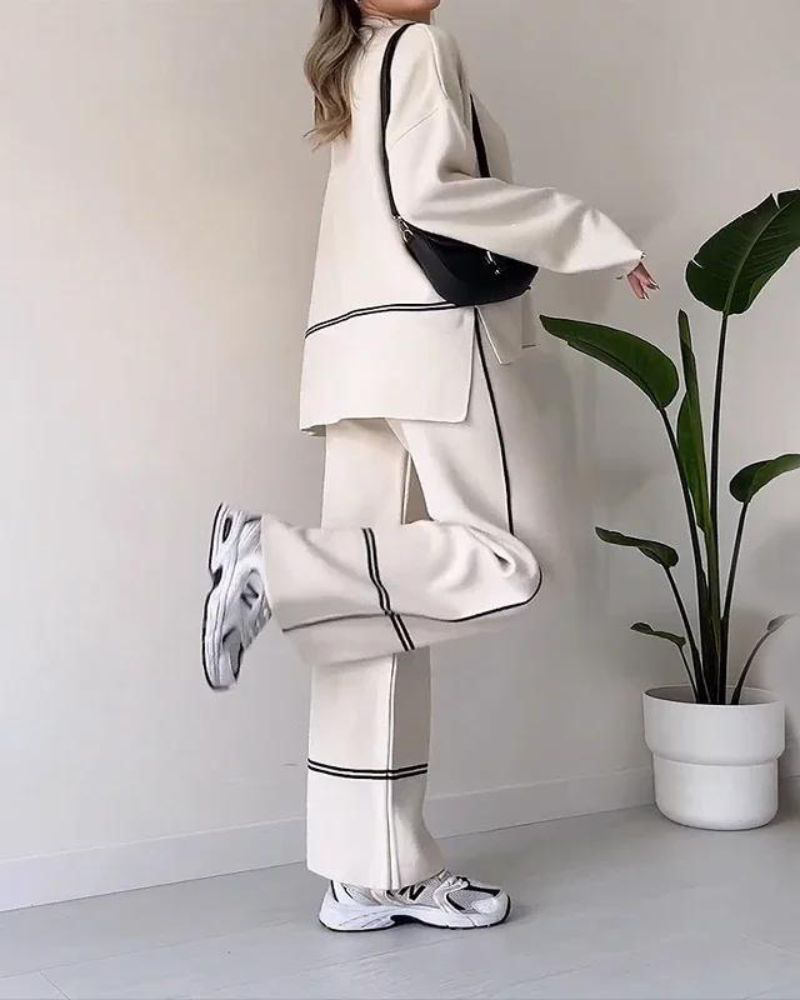 Alamode By Akanksha Sumaya Luxe Winter Coord Set - Tracksuit - view 4