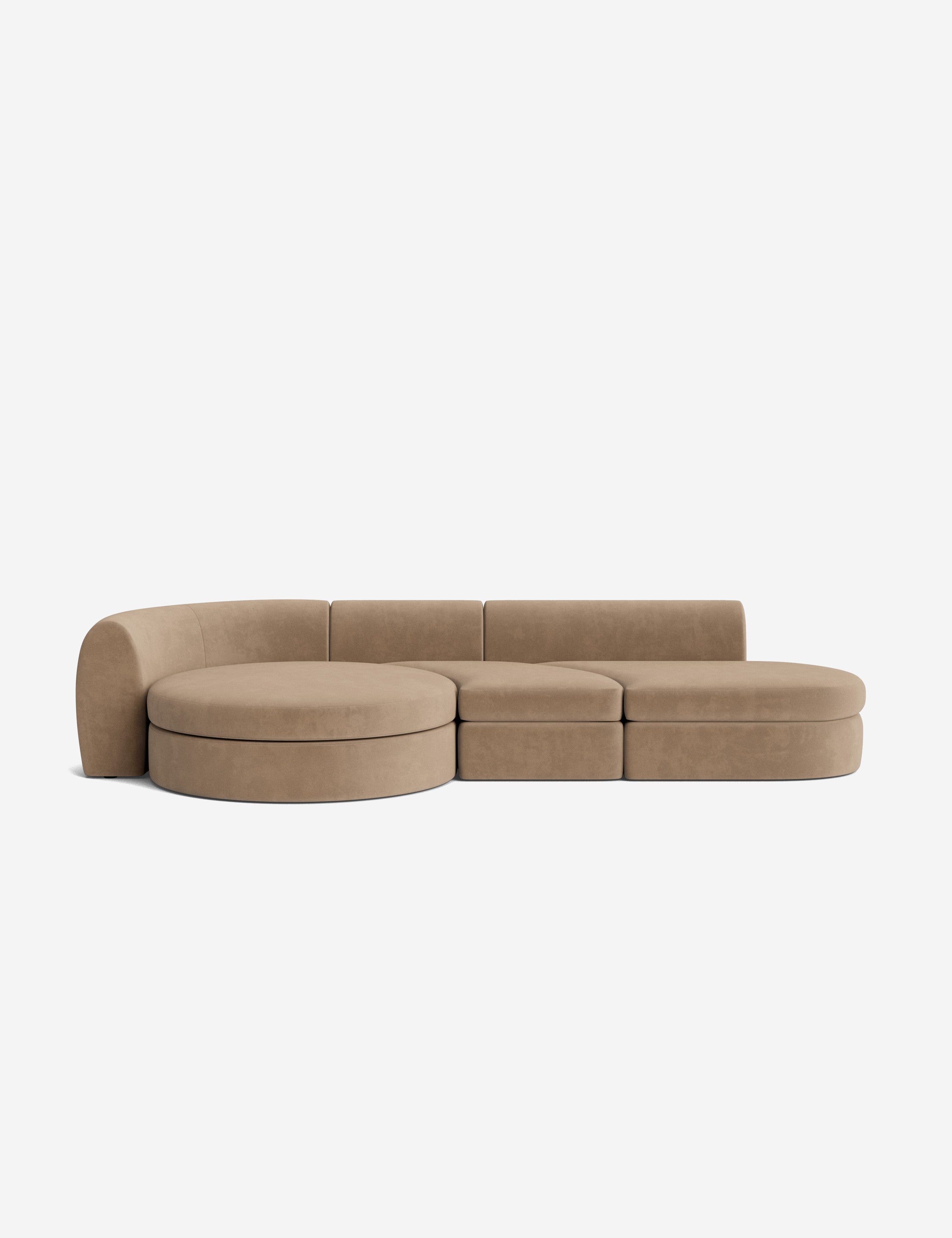 Lulu and Georgia Buckley Modular Chaise Sectional Sofa - view 221
