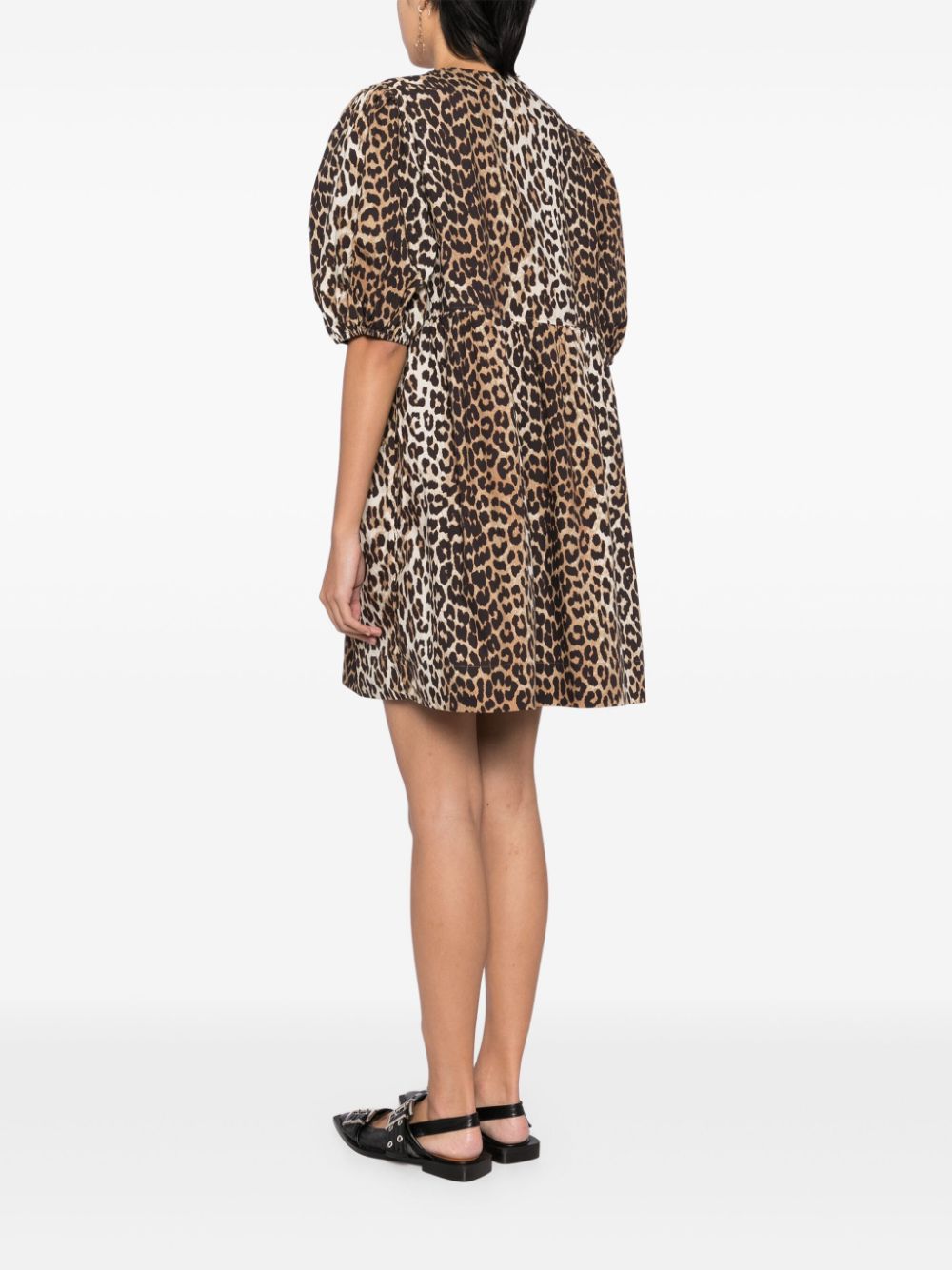 Ganni Conscious Criteria page Organic cotton mini dress - view 5