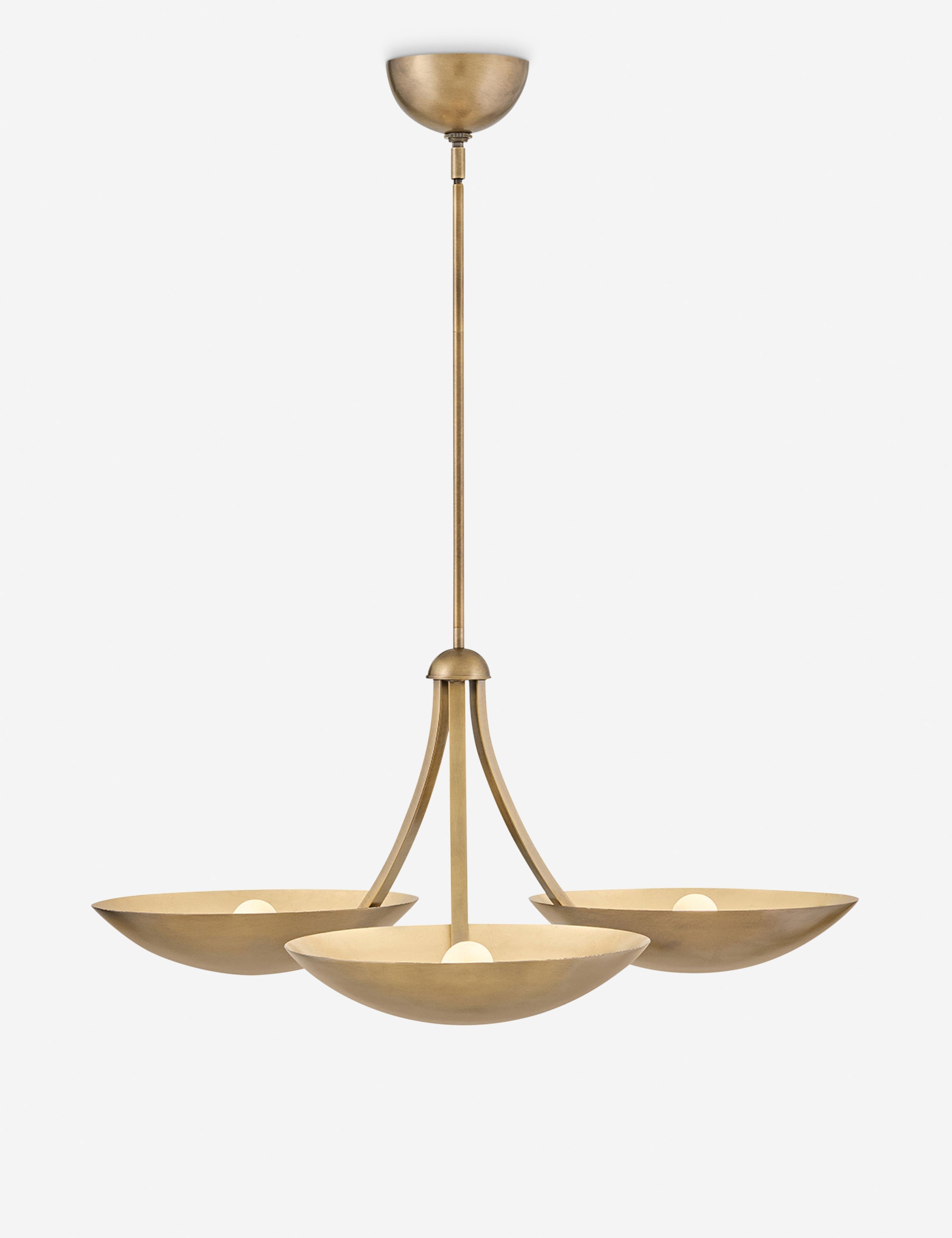 Lulu and Georgia Retta Chandelier – Antique Brass - view 2