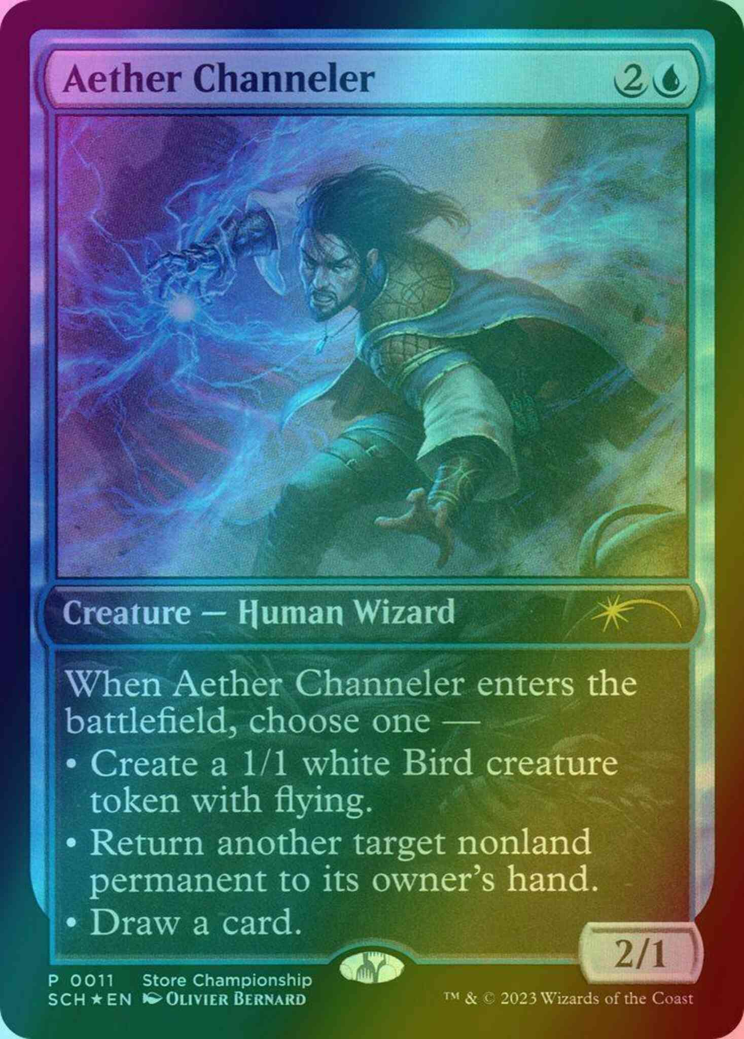 Aether channeler 11 – Magic Aether Channeler [11] [Store Championships] [Foil]