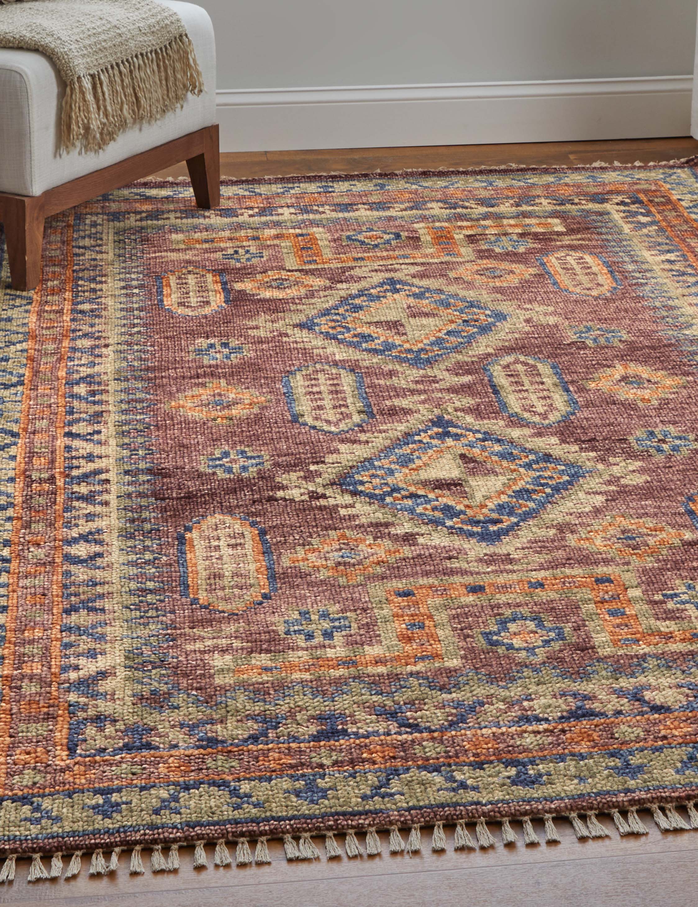 Lulu and Georgia Cornado Hand-Knotted Wool Rug - view 2