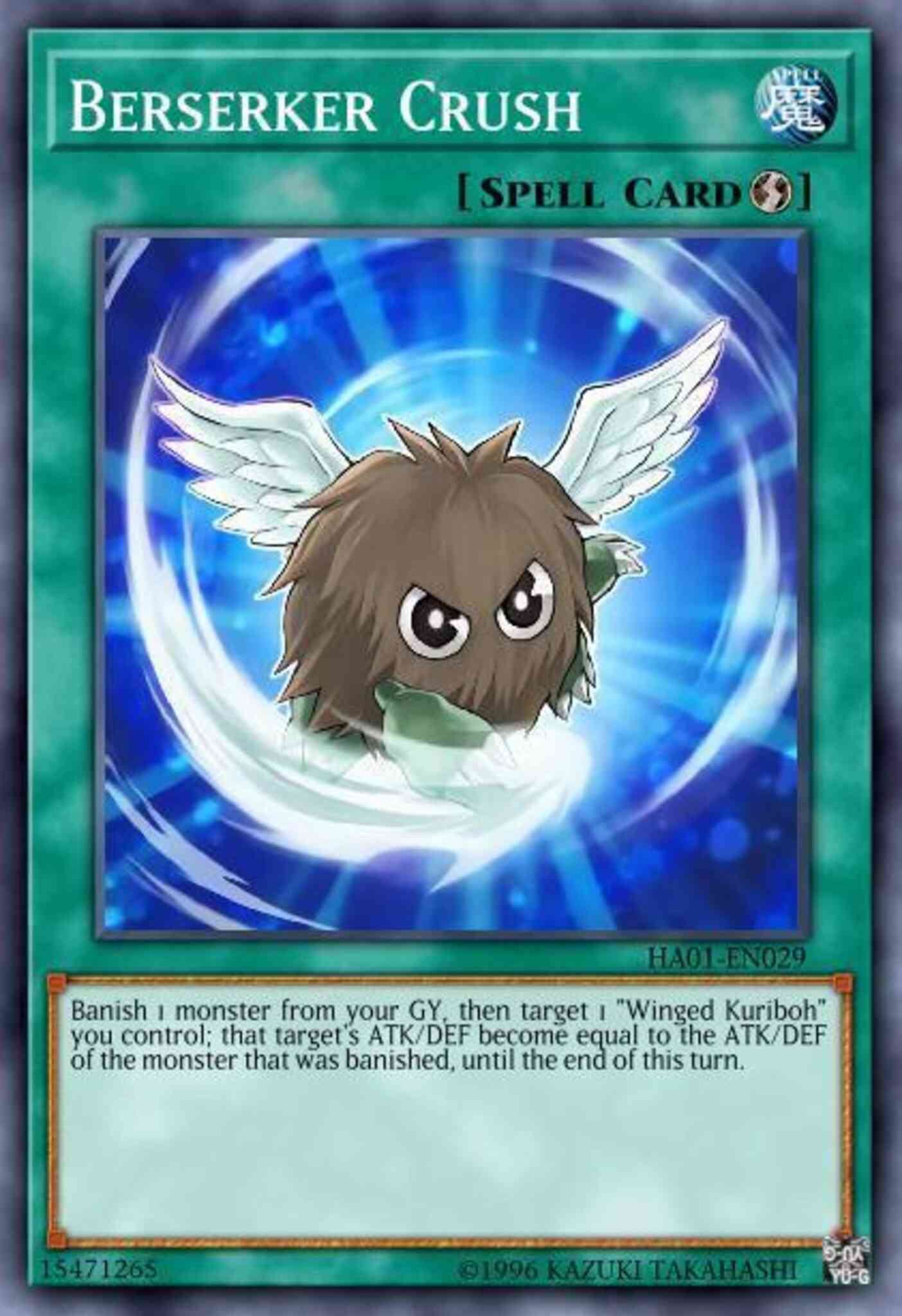 Yu-Gi-Oh! Berserker Crush - HA01-EN029 - Super Rare - Limited