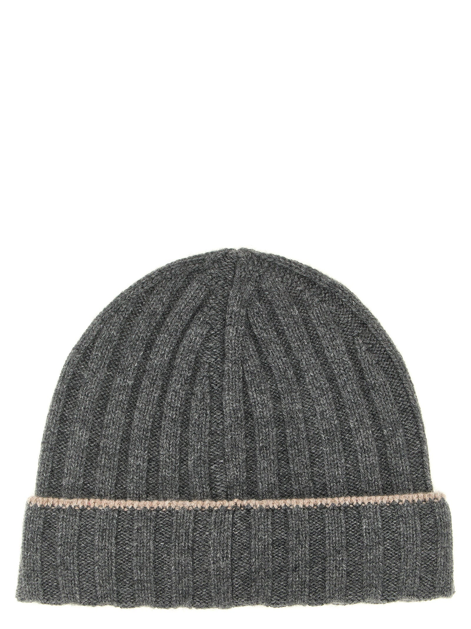Brunello Cucinelli Cashmere Turn-up Beanie – 100% cashmere